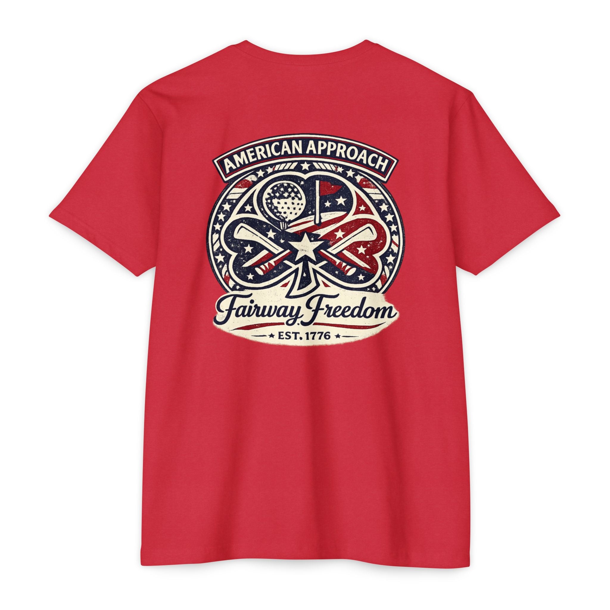 Fairway Freedom American Approach Patriotic Golf T-Shirt - image 12