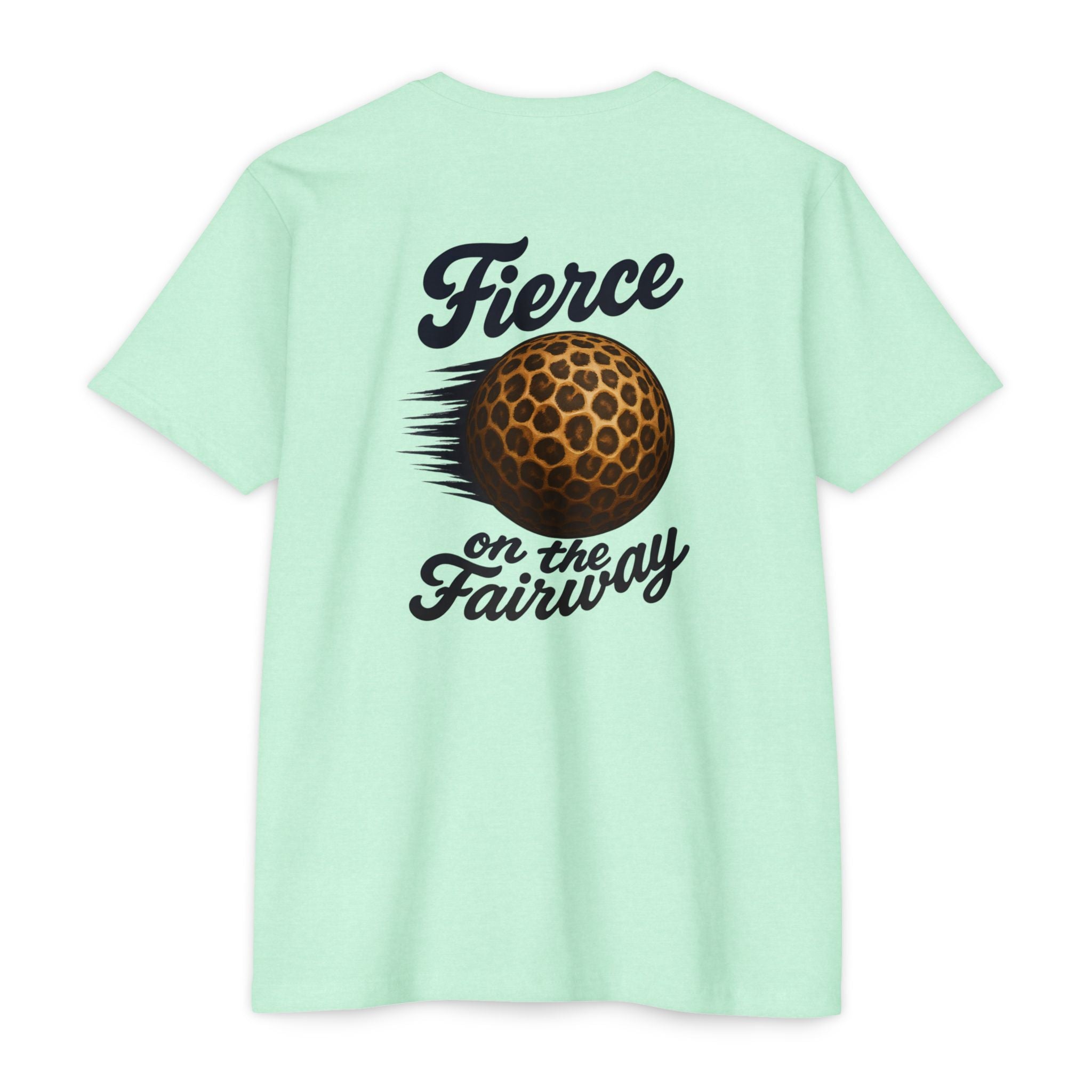 Fierce on the Fairway Cheetah Print Golf Ball T-Shirt - image 1
