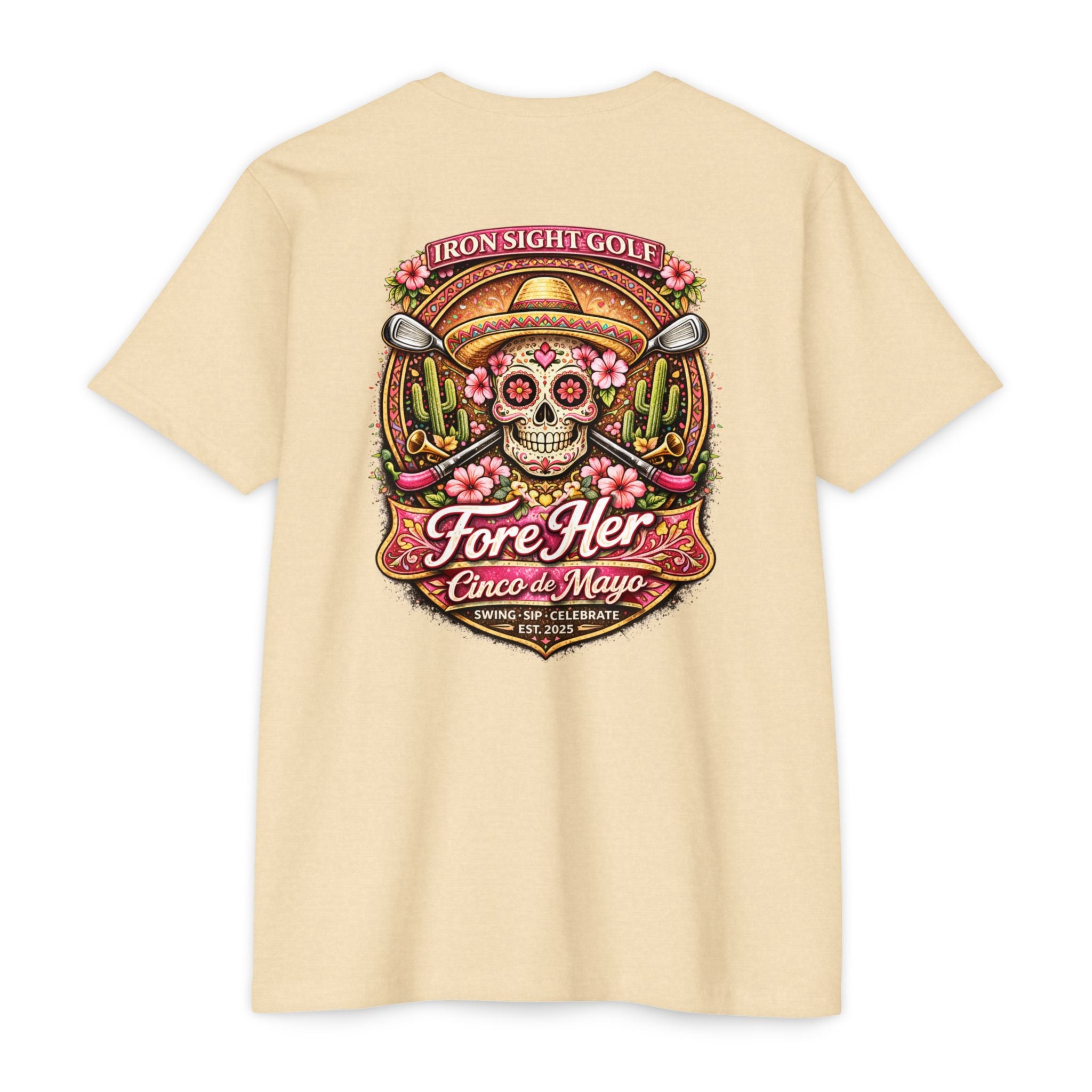 Fore Her Fiesta Womens Cinco de Mayo Next Level Tee - image 5