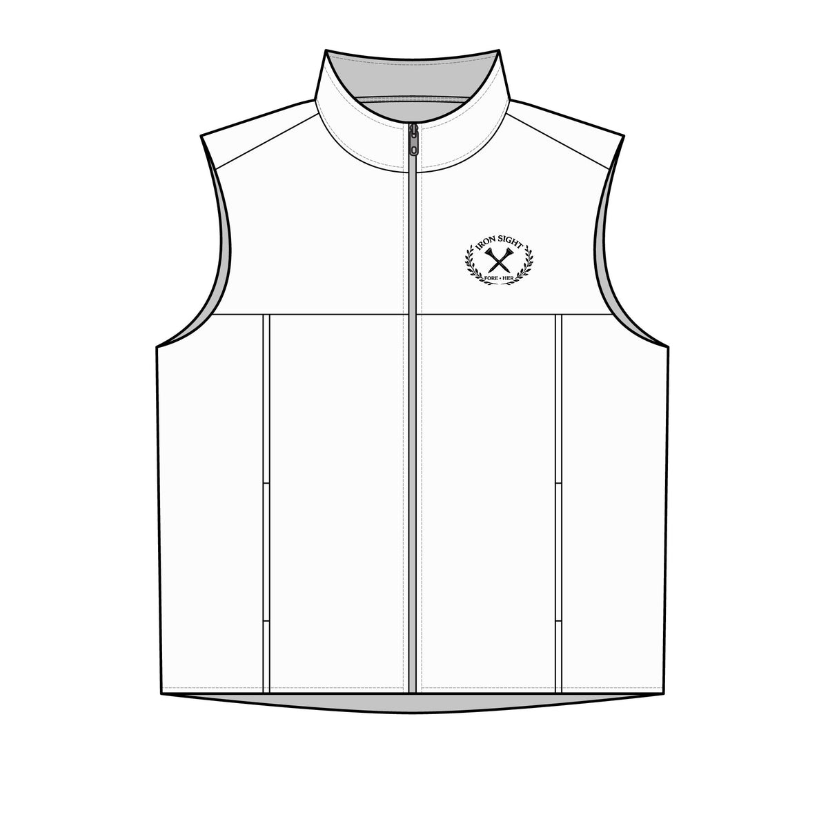 Fore Her Women's Quilted Puffer Vest – product view 2