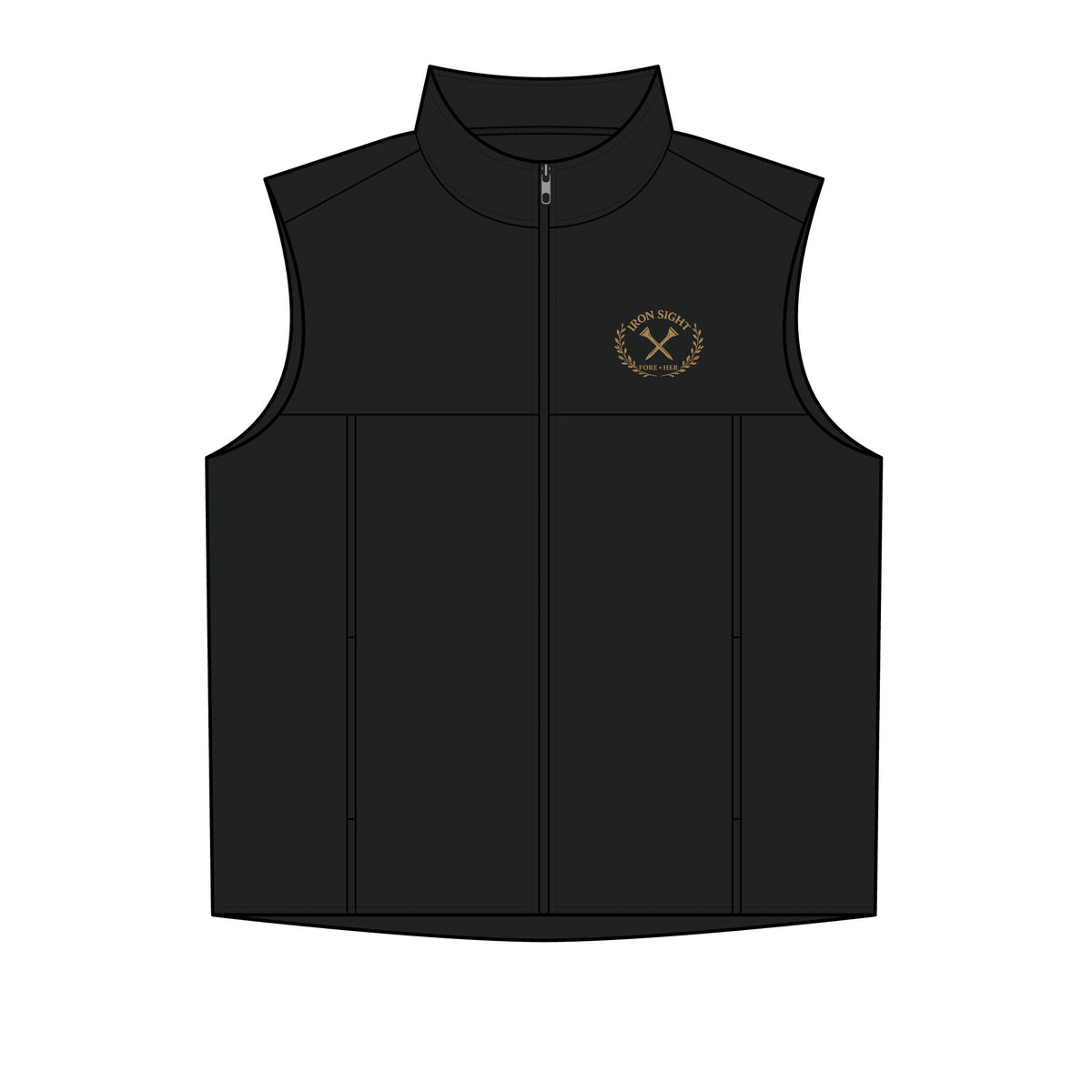 Fore Her Women's Quilted Puffer Vest – product view 3