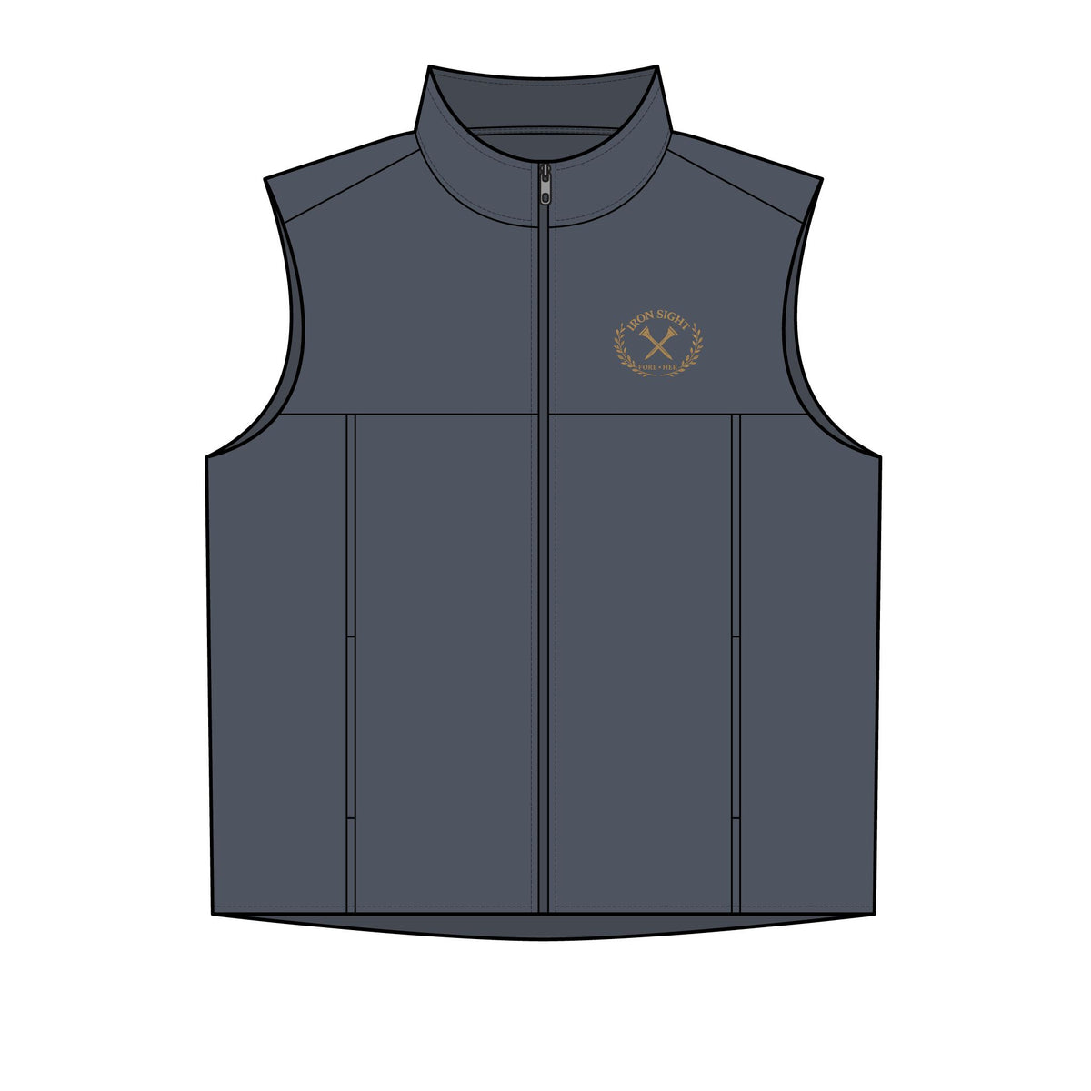 Fore Her Women's Quilted Puffer Vest – product view 5