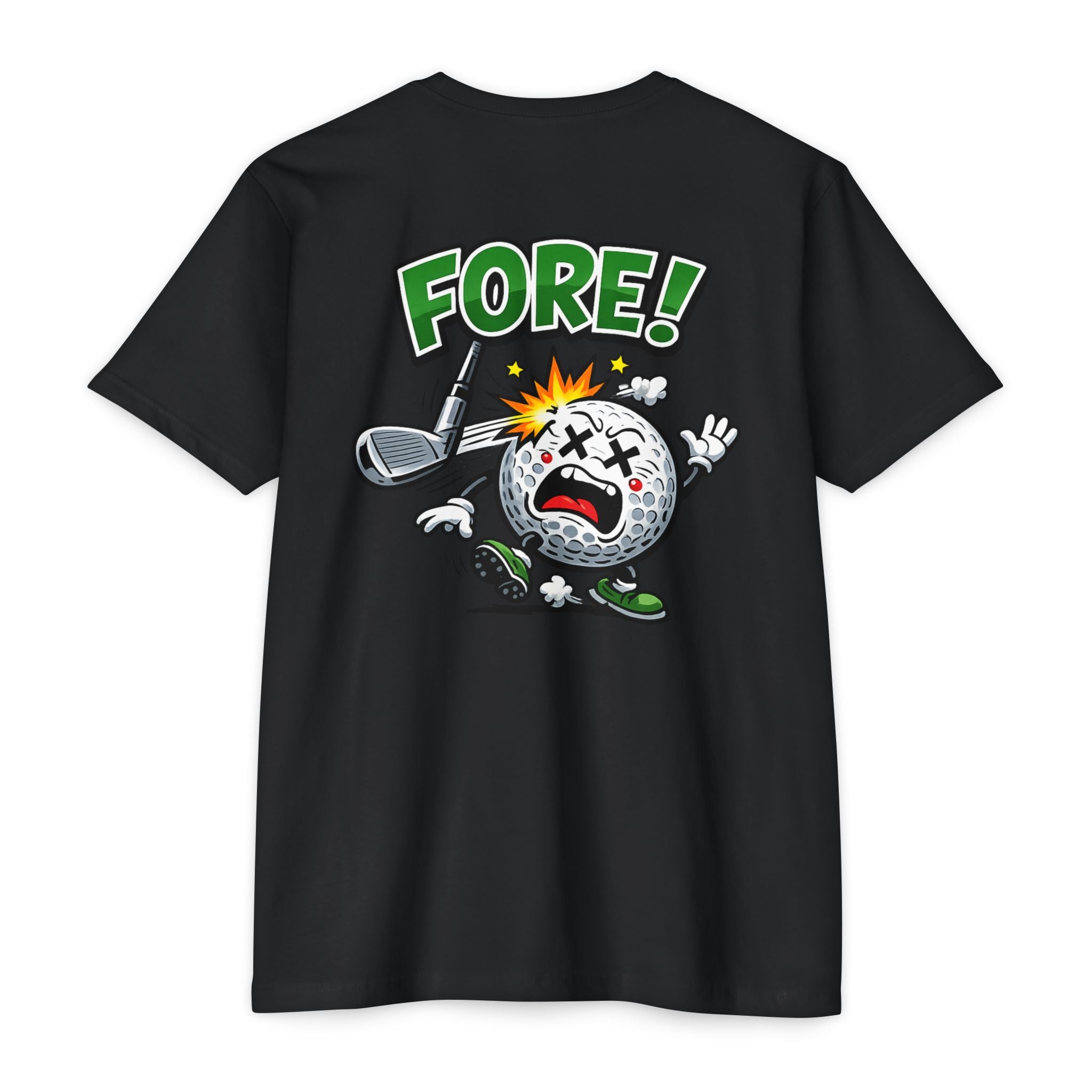 Funny Fore Bogey Bob Iron Sights Cartoon Golf T-Shirt - image 1