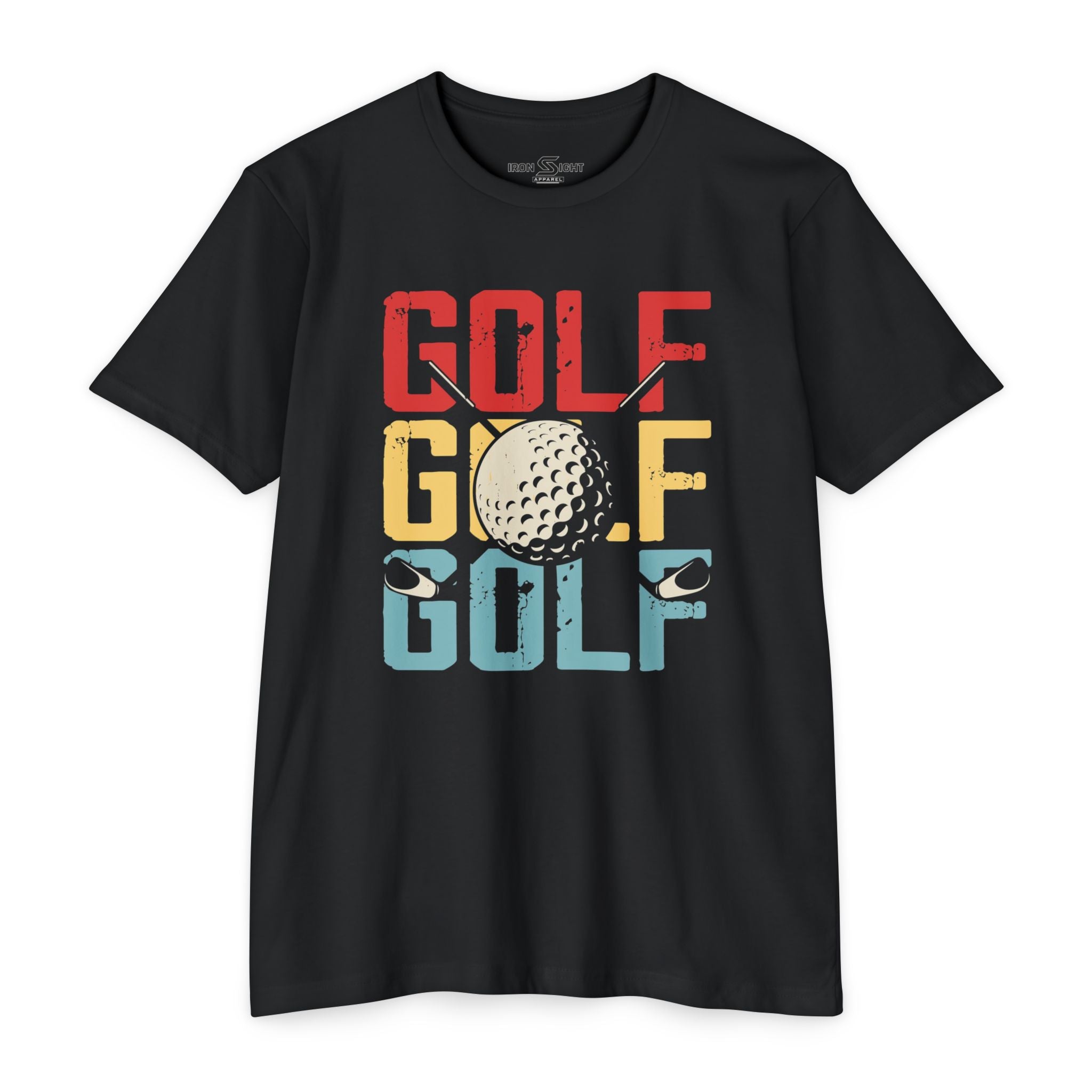 Vintage Golf Ball Retro Graphic T-Shirt - image 1