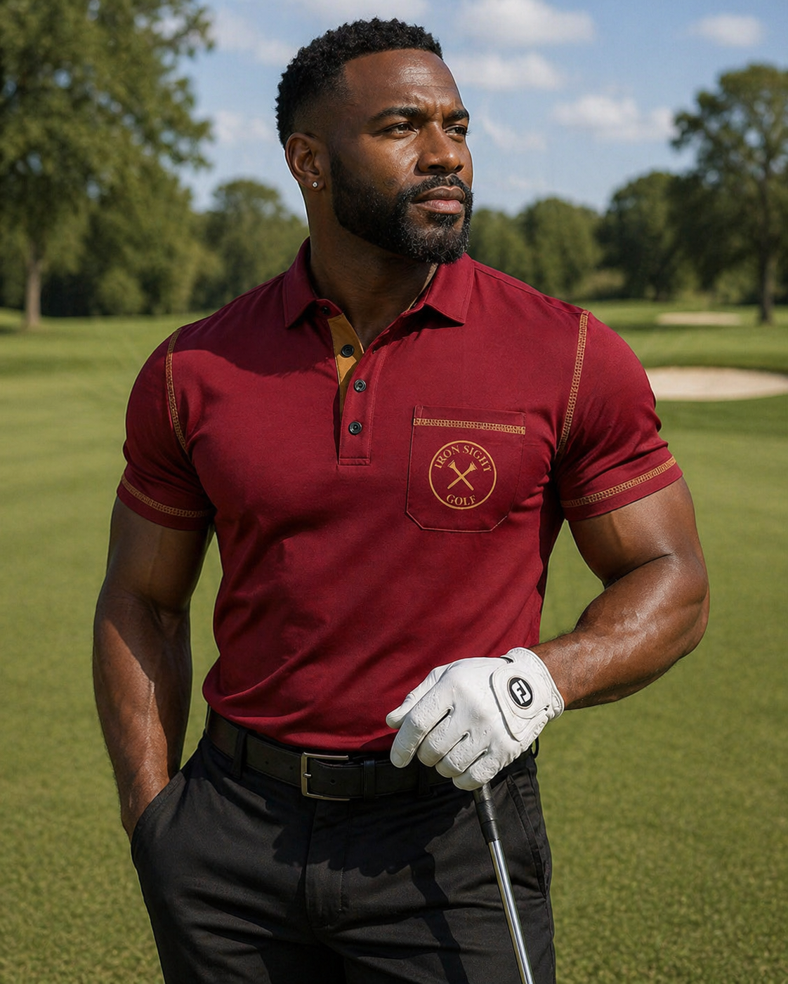 Iron Sight Casual Golf Polo - image 1