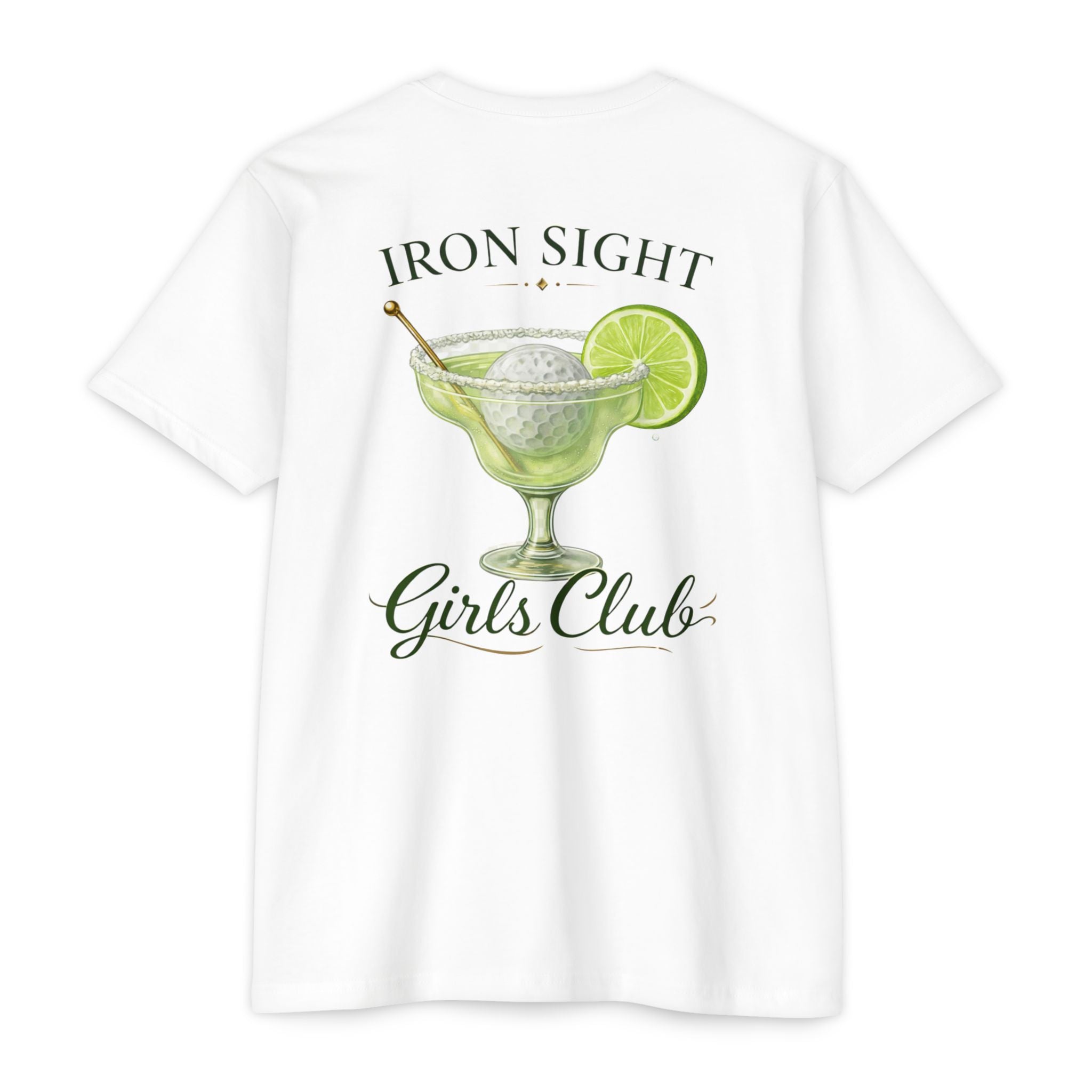 Girls Club Lime Margarita Golf Graphic T-Shirt - image 3