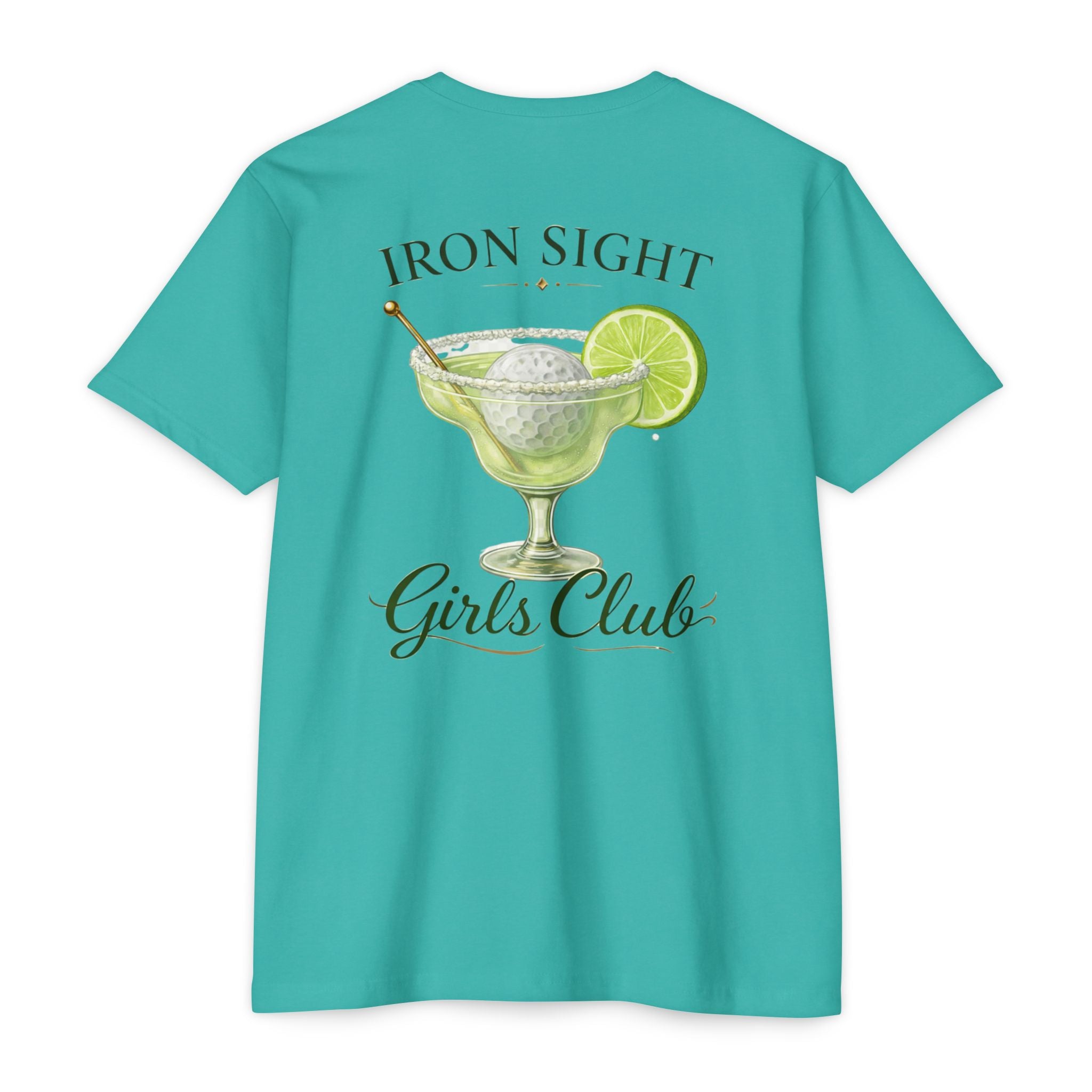 Girls Club Lime Margarita Golf Graphic T-Shirt - image 5