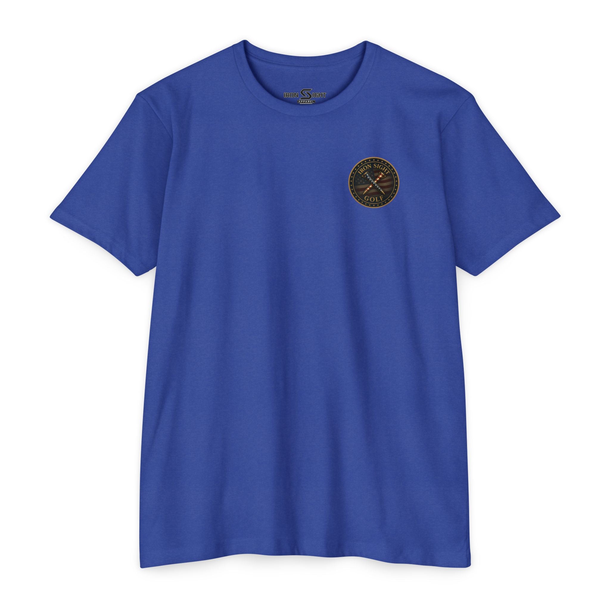 Iron Sight Golf American Flag Crossed Clubs T-Shirt - image 3