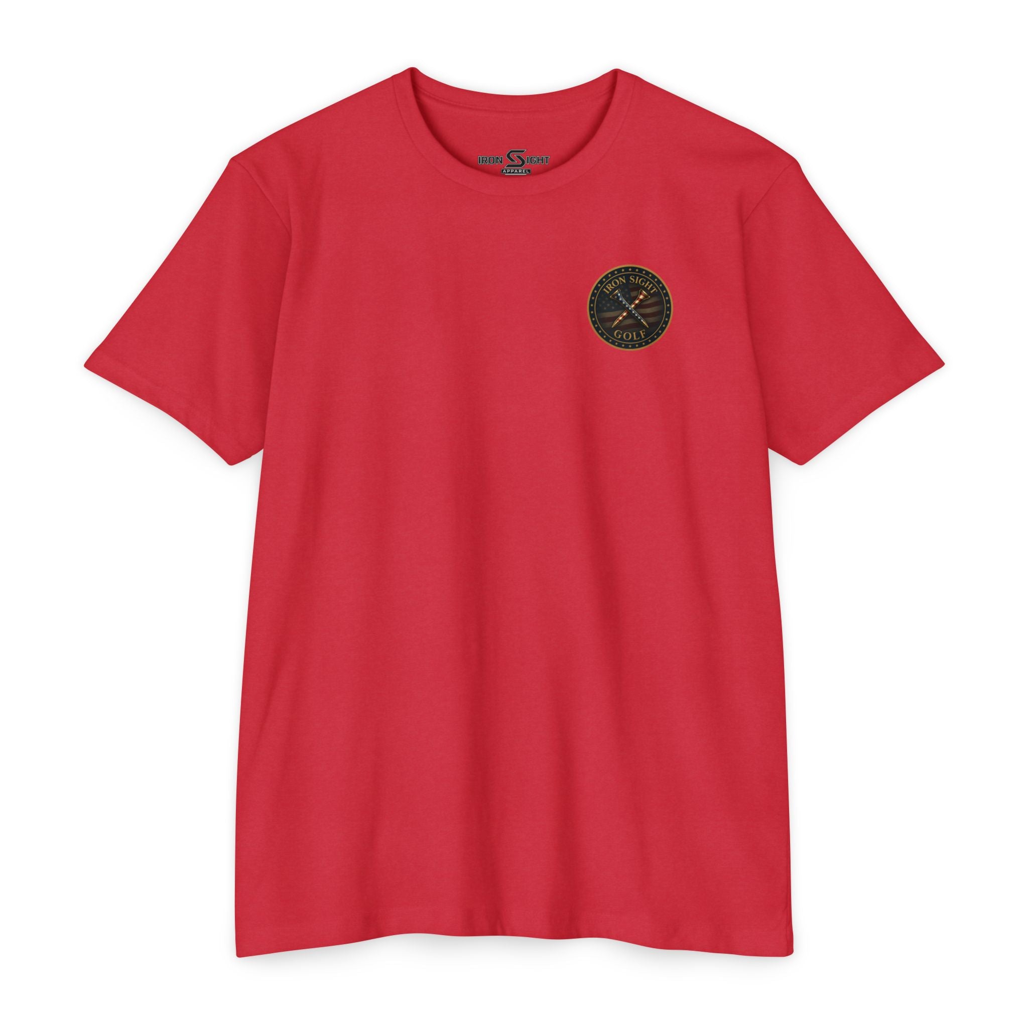 Iron Sight Golf American Flag Crossed Clubs T-Shirt - image 5