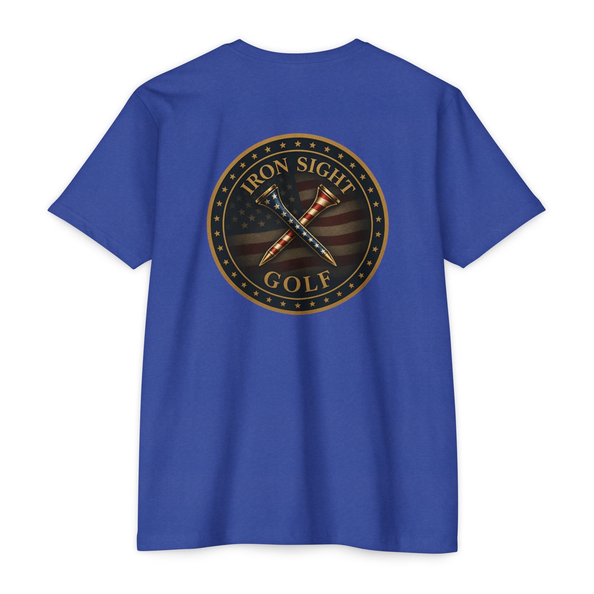 Iron Sight Golf American Flag Crossed Clubs T-Shirt - image 8