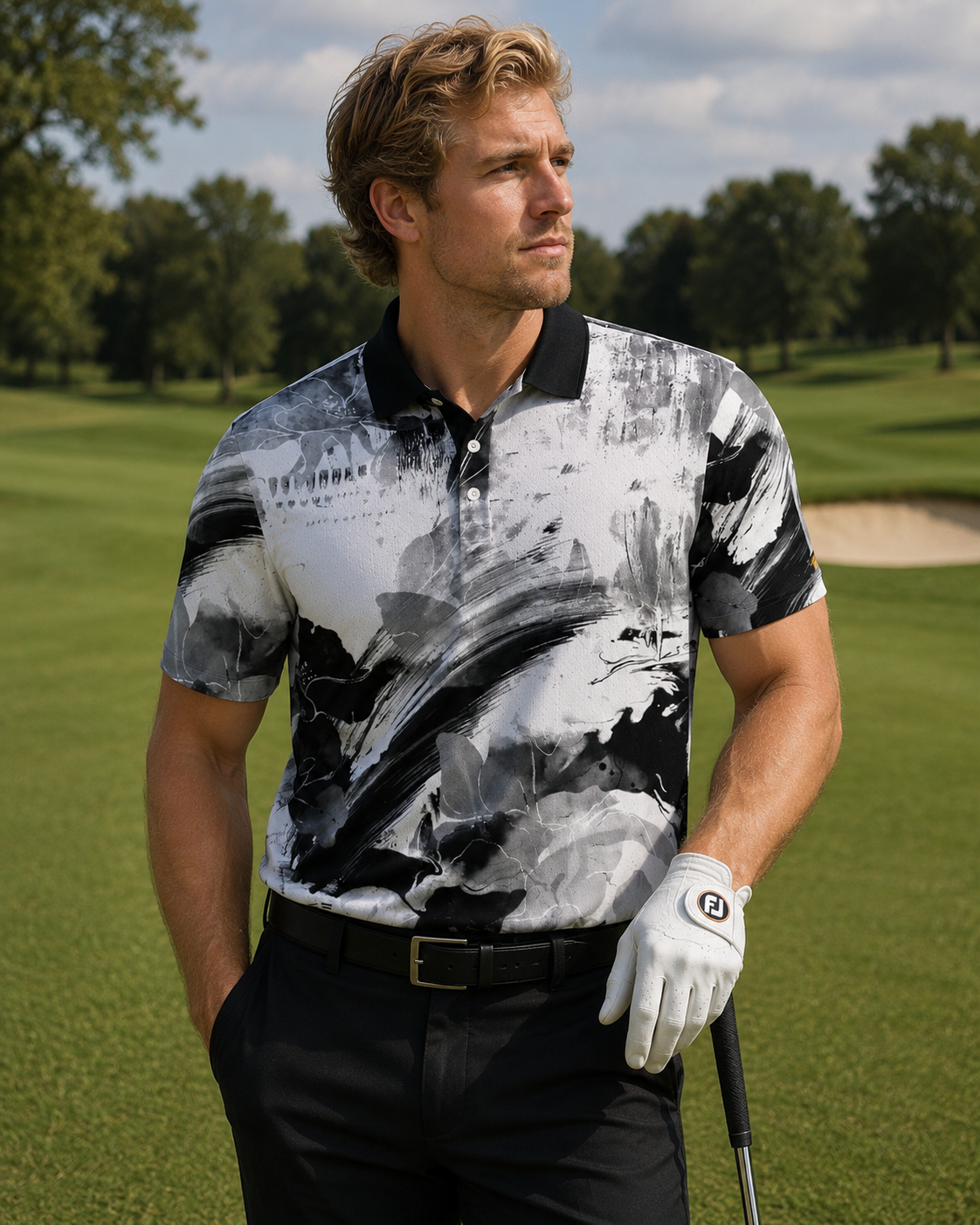 Stealth Line Performance Golf Polo - image 1