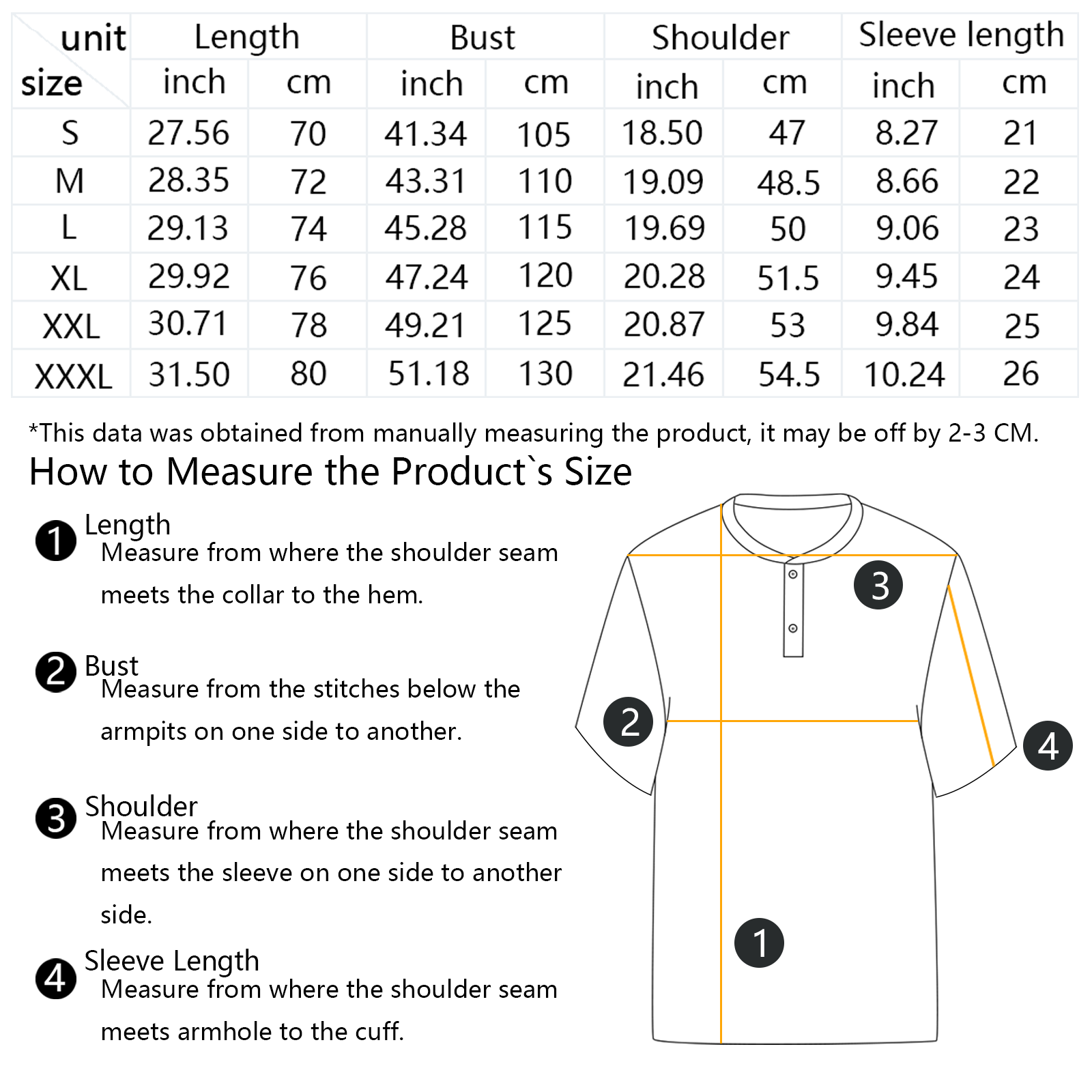 Iron Sight Stripe Performance Golf Polo size guide - image 22
