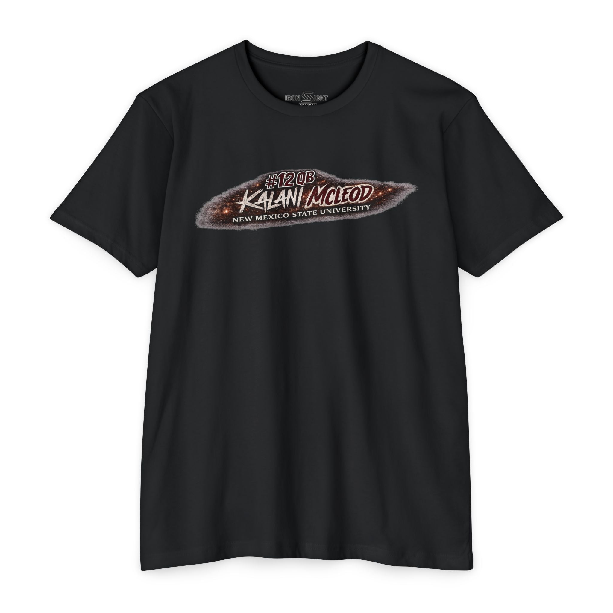 Kalani McLeod 12 Quarterback New Mexico State T-Shirt - image 7