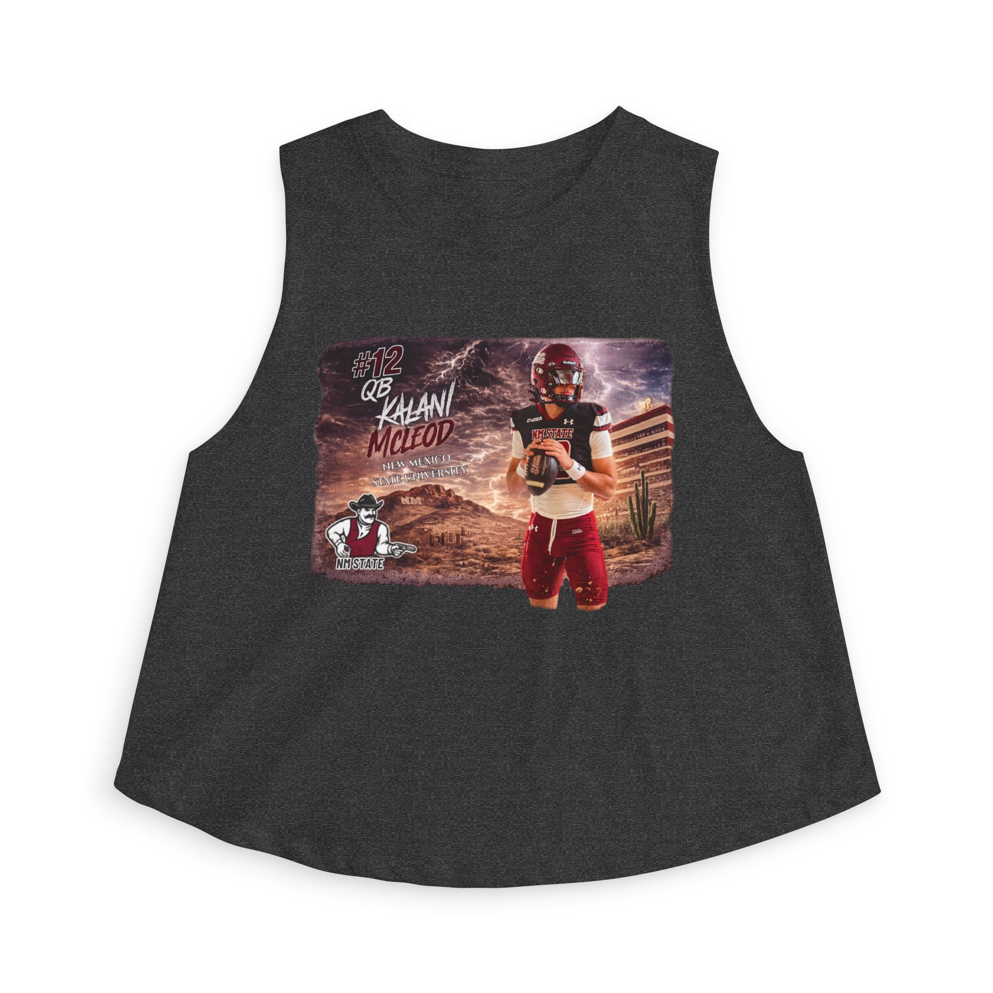 Kalani McLeod New Mexico State QB Womens Crop Top - image 2