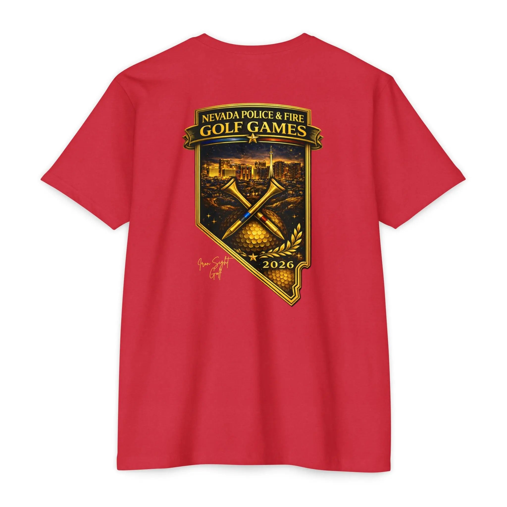 Nevada Police and Fire 2026 Golf Games T-Shirt - image 4