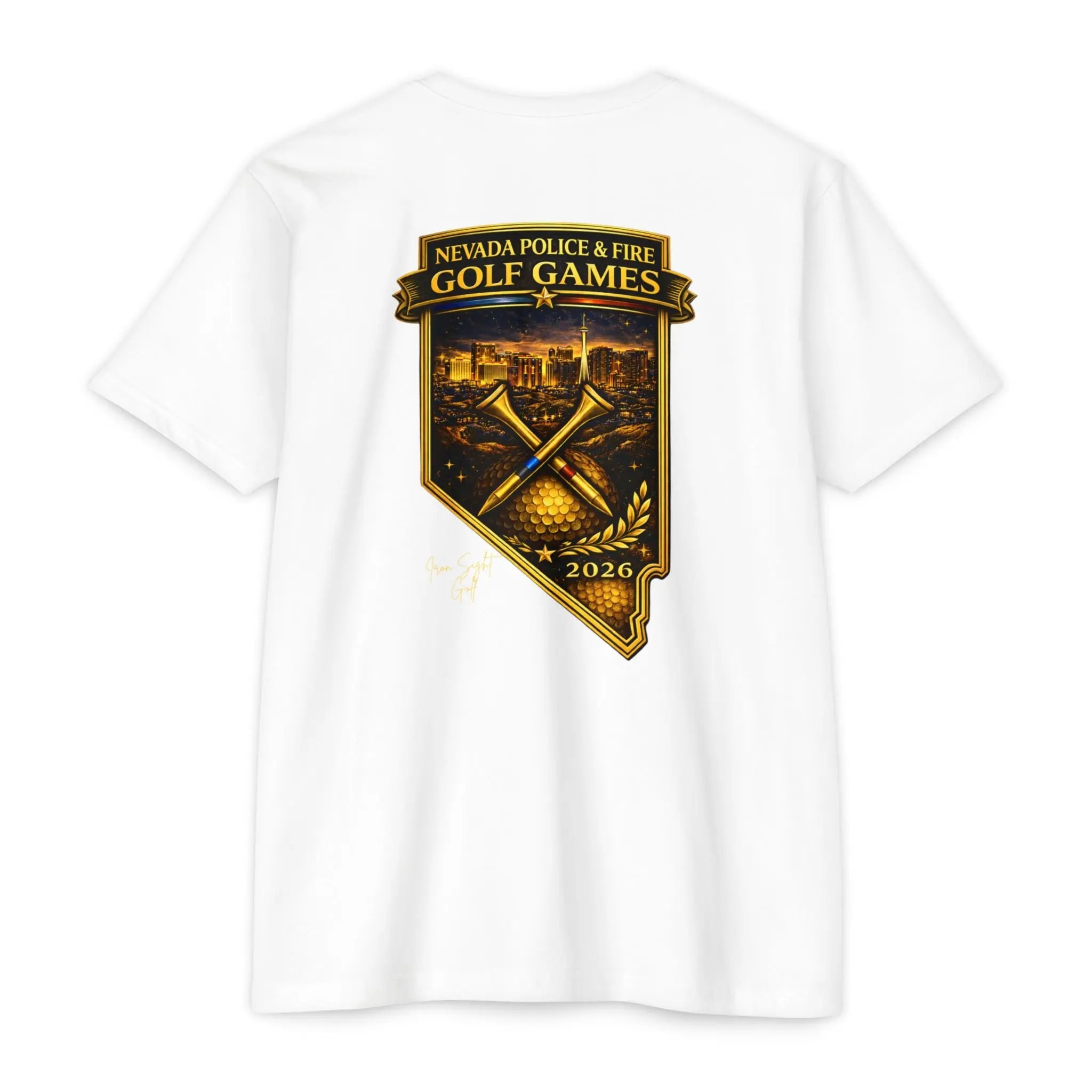 Nevada Police and Fire 2026 Golf Games T-Shirt - image 5