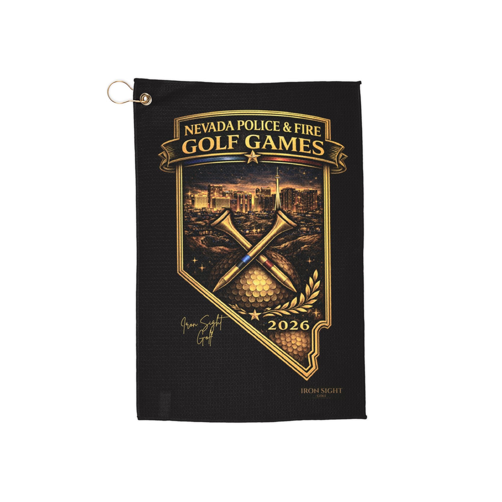 Nevada Police and Fire Golf Games 2026 Towel - image 1