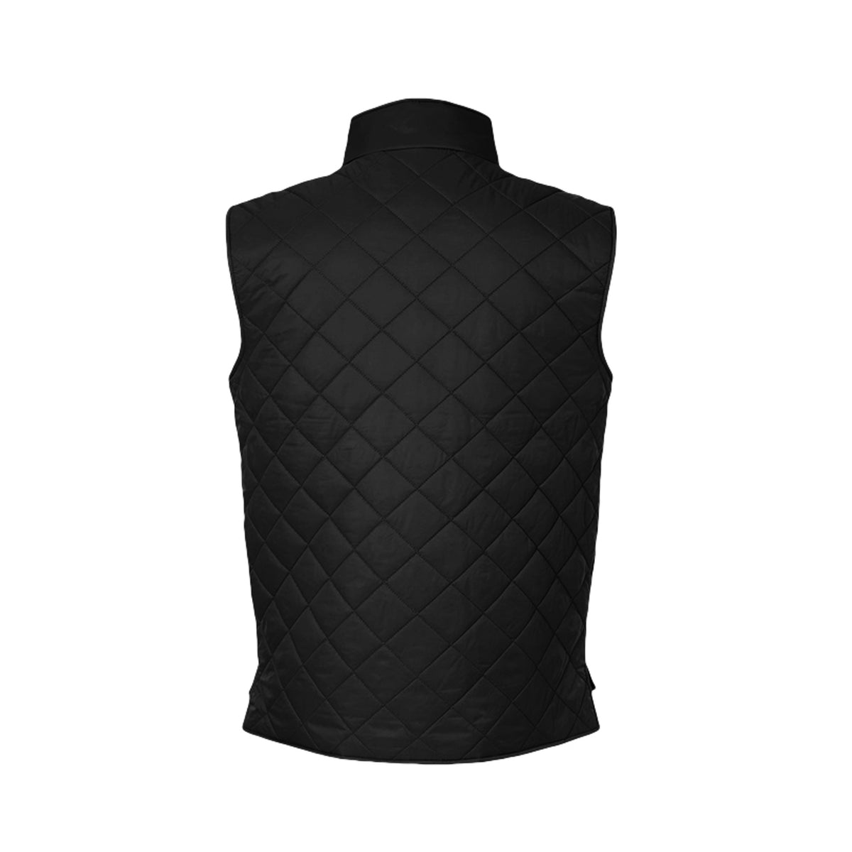 Iron Sight Puffer Vest in Black – back view