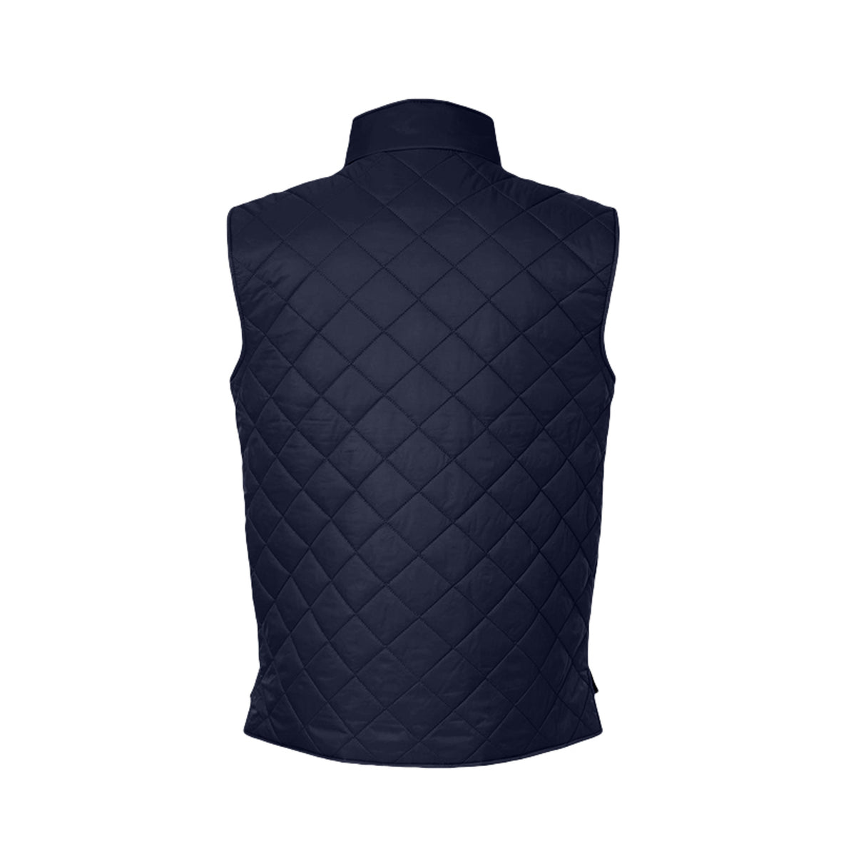 Iron Sight Puffer Vest in Navy – back view