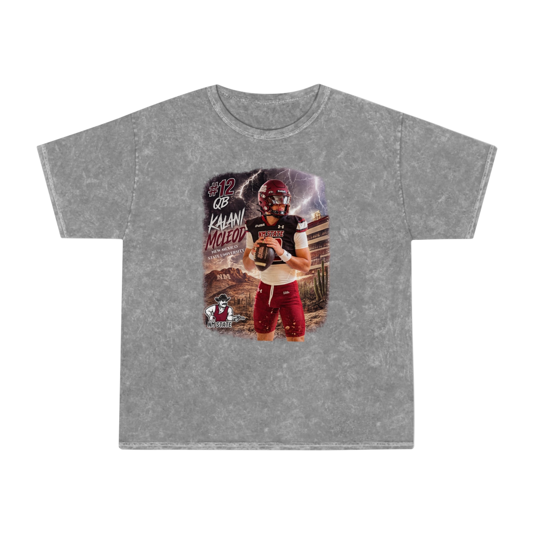 QB Kalani McLeod Mineral Wash Tee - Iron Sight Golf - image 2
