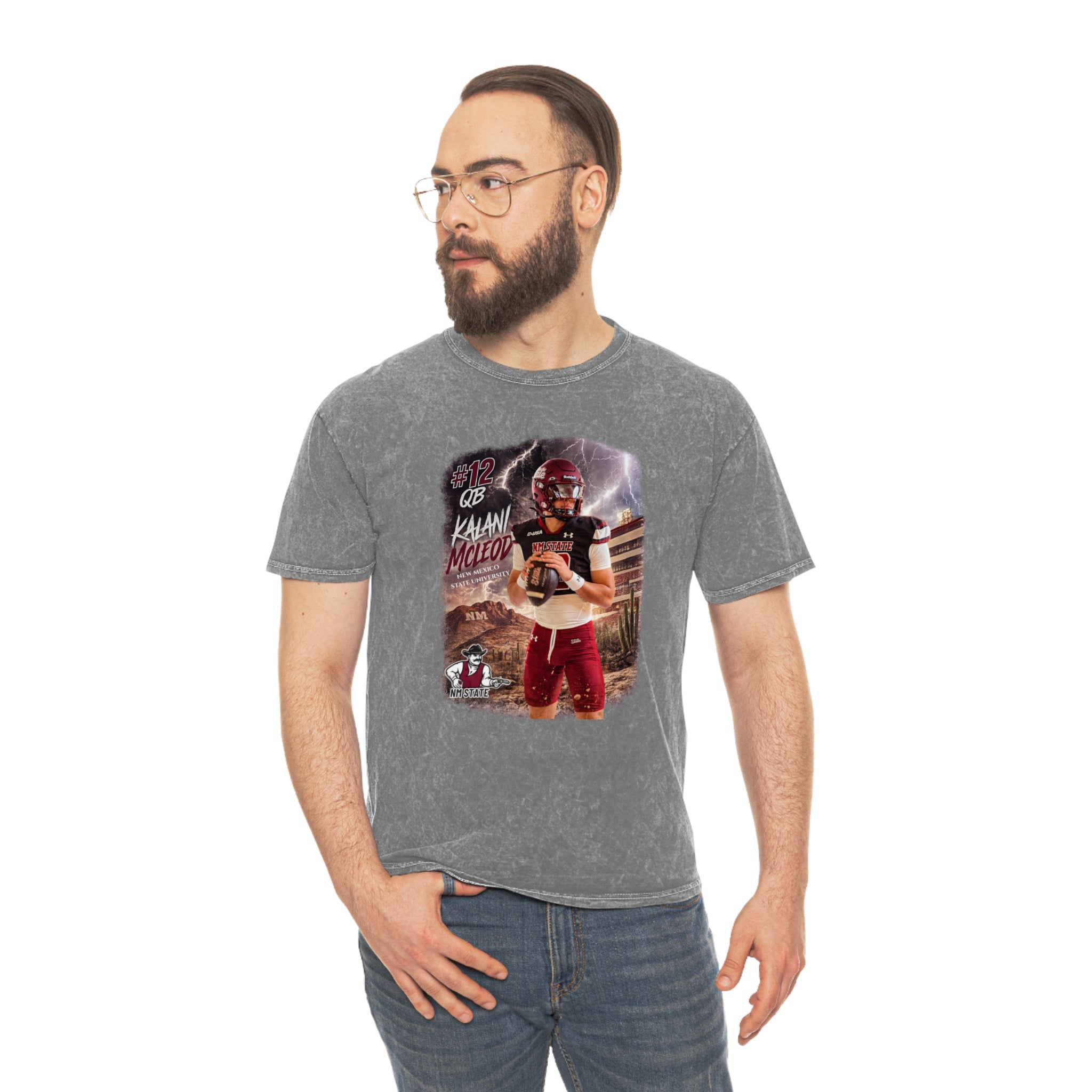 QB Kalani McLeod Mineral Wash Tee - Iron Sight Golf - image 3
