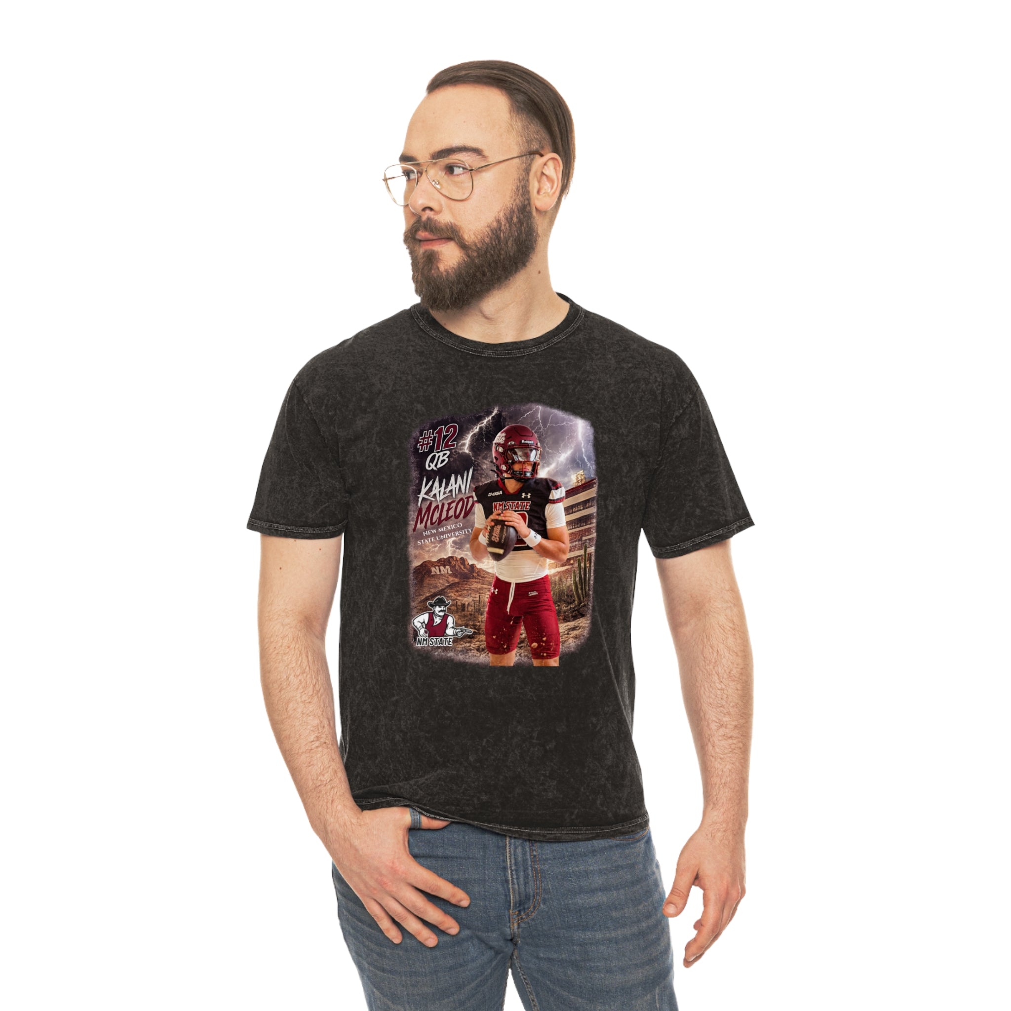 QB Kalani McLeod Mineral Wash Tee - Iron Sight Golf - image 4