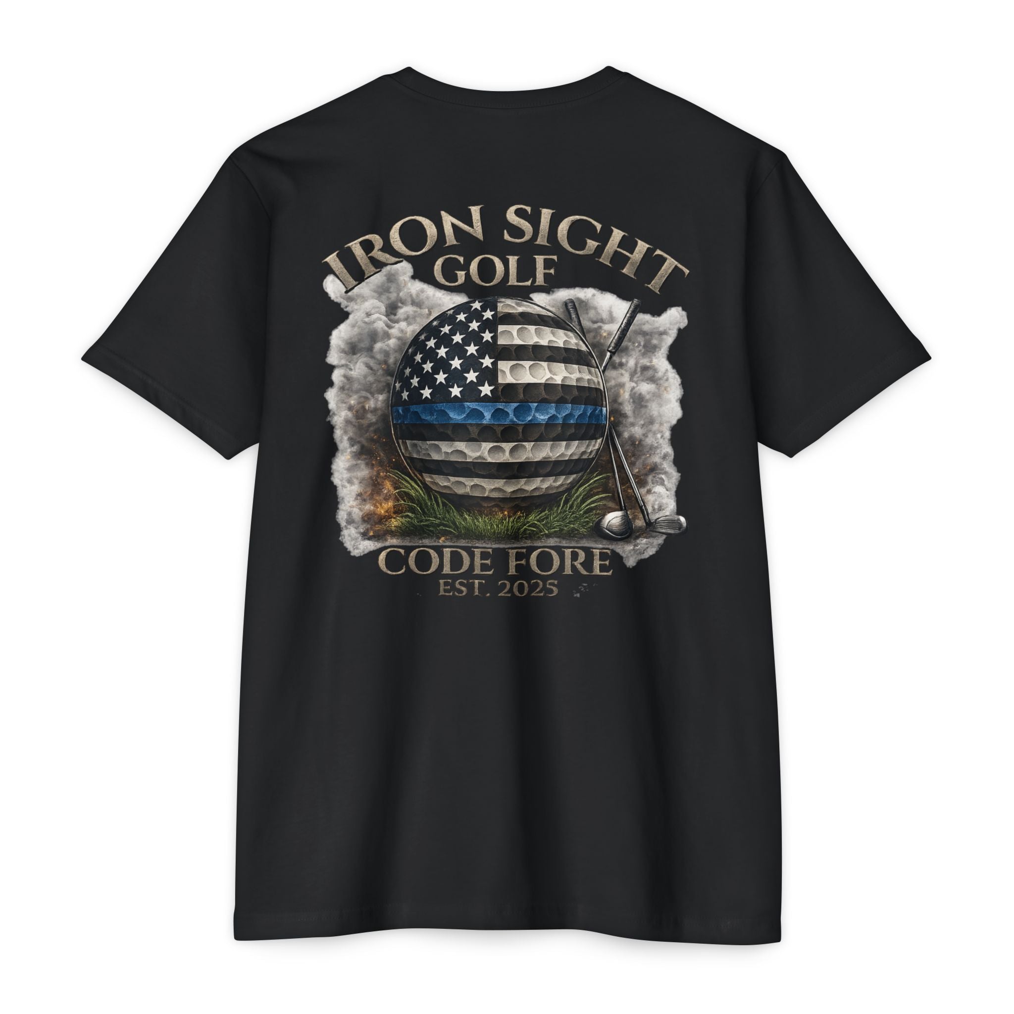 Thin Blue Line Golf Ball Code Four T-Shirt - image 1