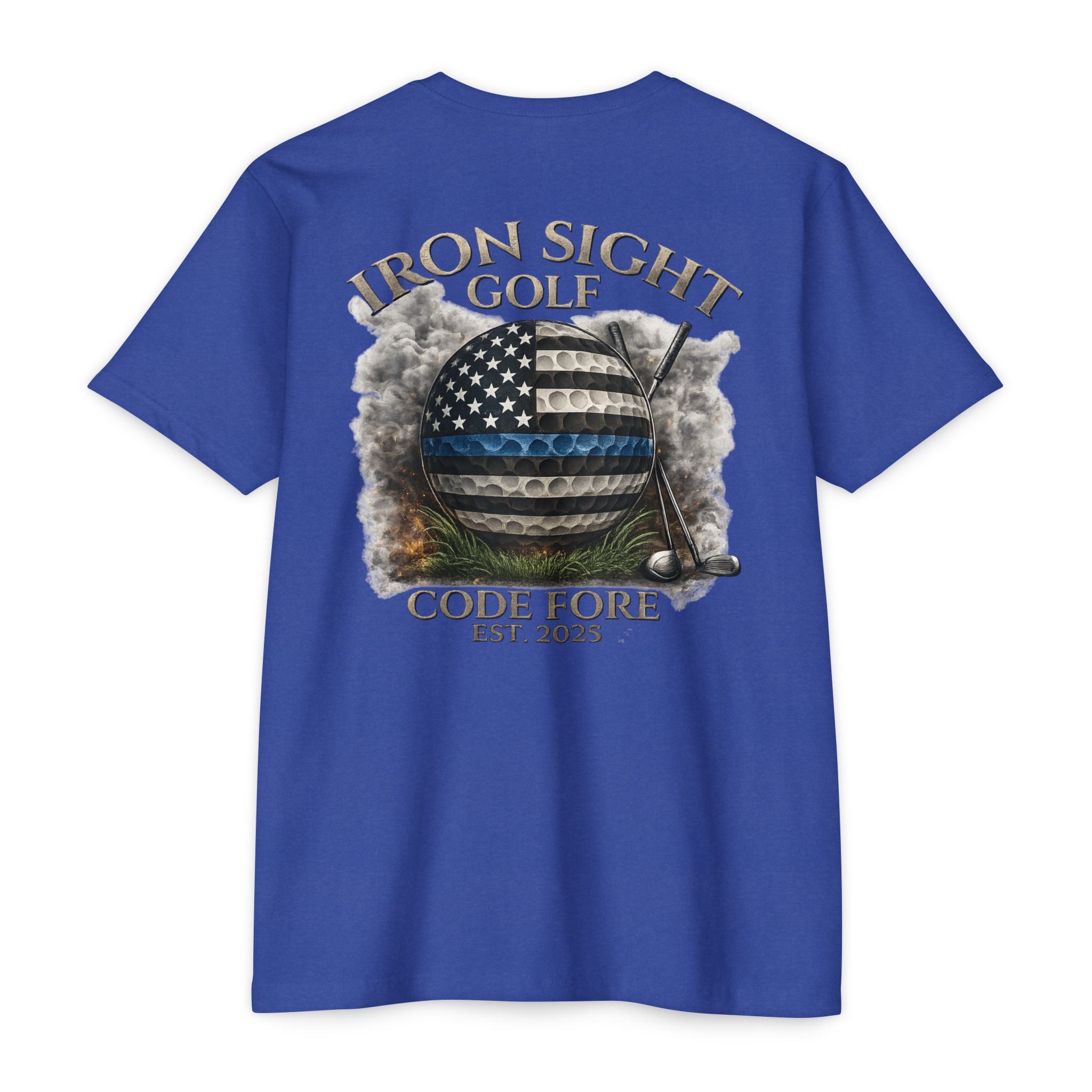 Thin Blue Line Golf Ball Code Four T-Shirt - image 5