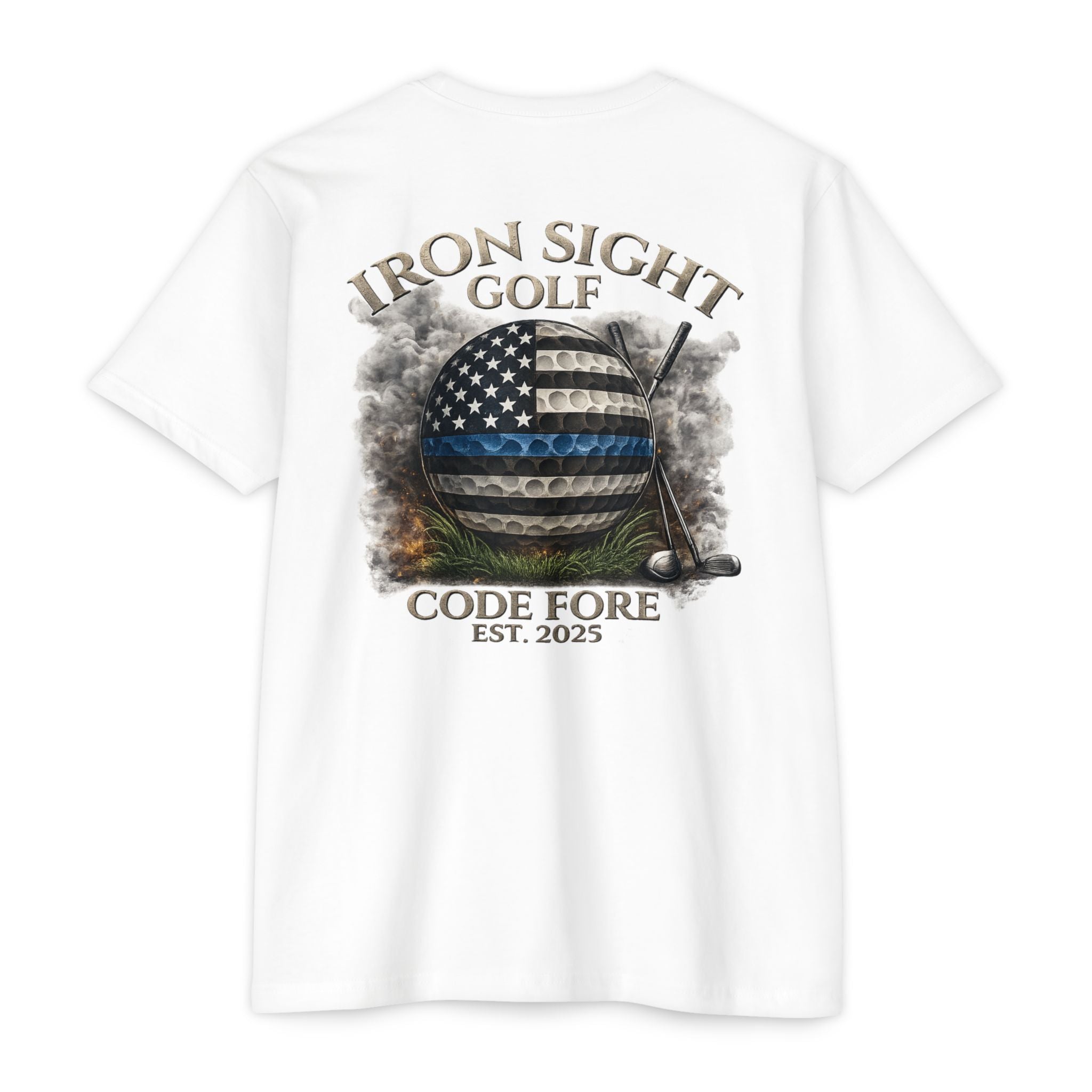 Thin Blue Line Golf Ball Code Four T-Shirt - image 6