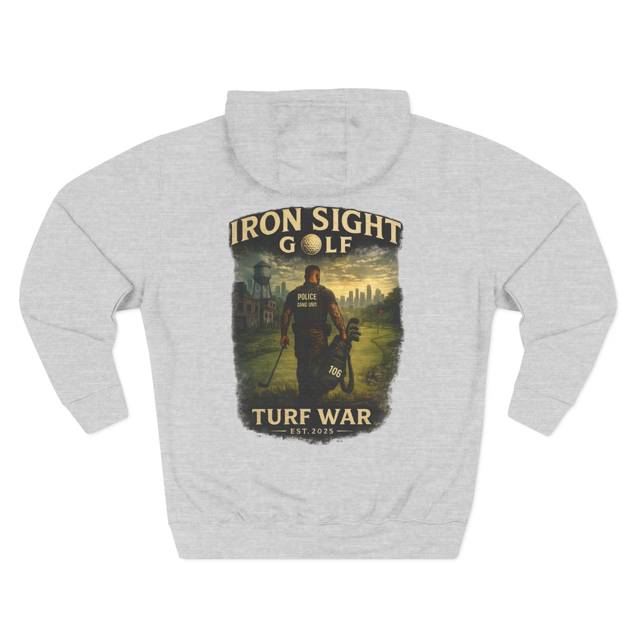 Turf War Iron Sight Golf Urban Officer Graphic Hoodie - image 2