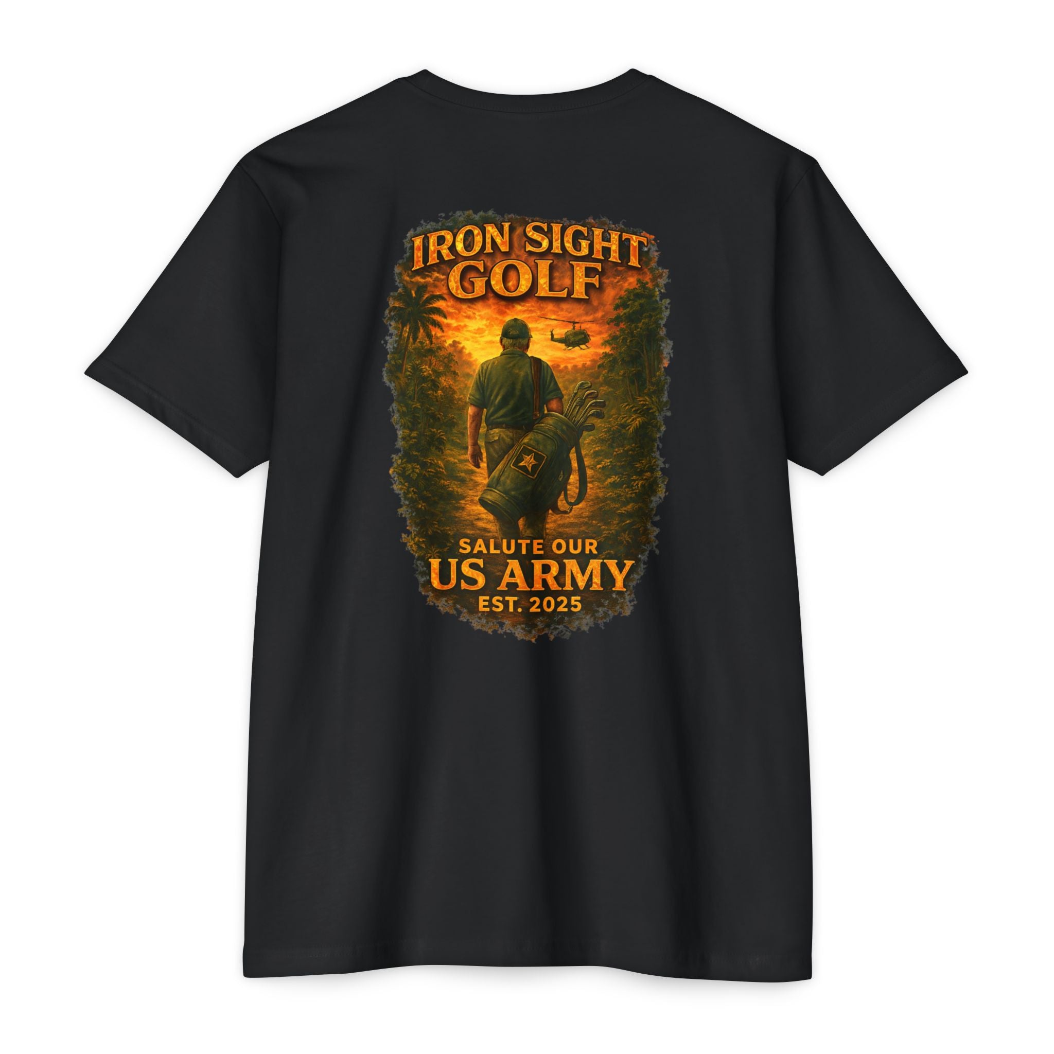 US Army Salute Our Veterans Golfing Is a Battle T-Shirt - image 1