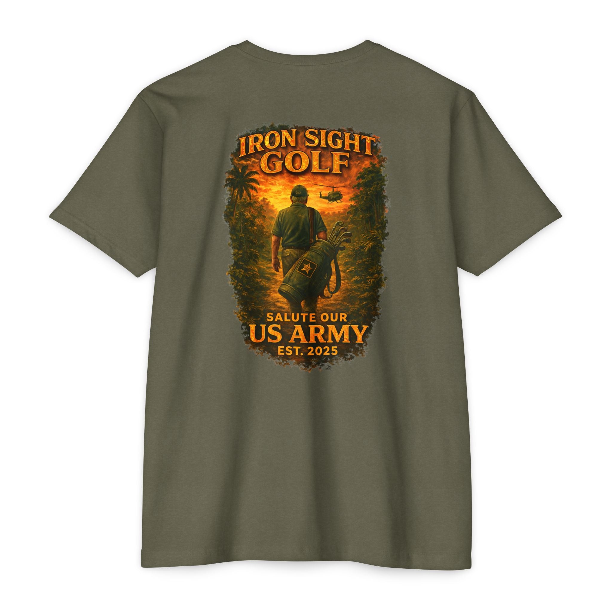 US Army Salute Our Veterans Golfing Is a Battle T-Shirt - image 4