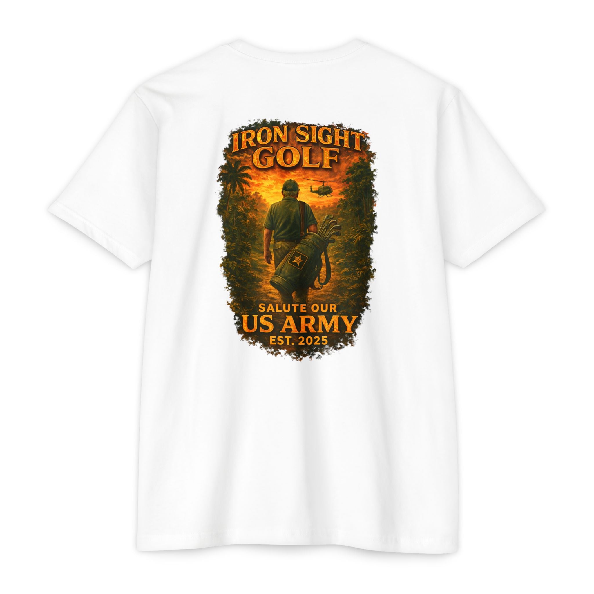 US Army Salute Our Veterans Golfing Is a Battle T-Shirt - image 5