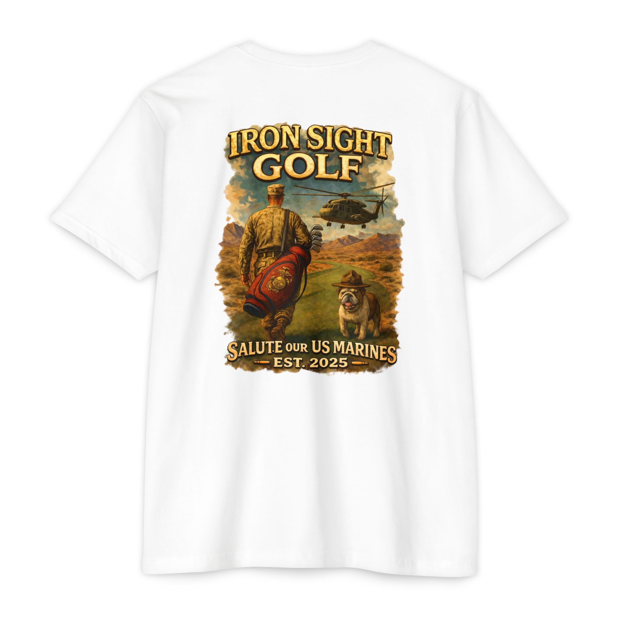 US Marine Salute to Service Golf Shirt - image 7