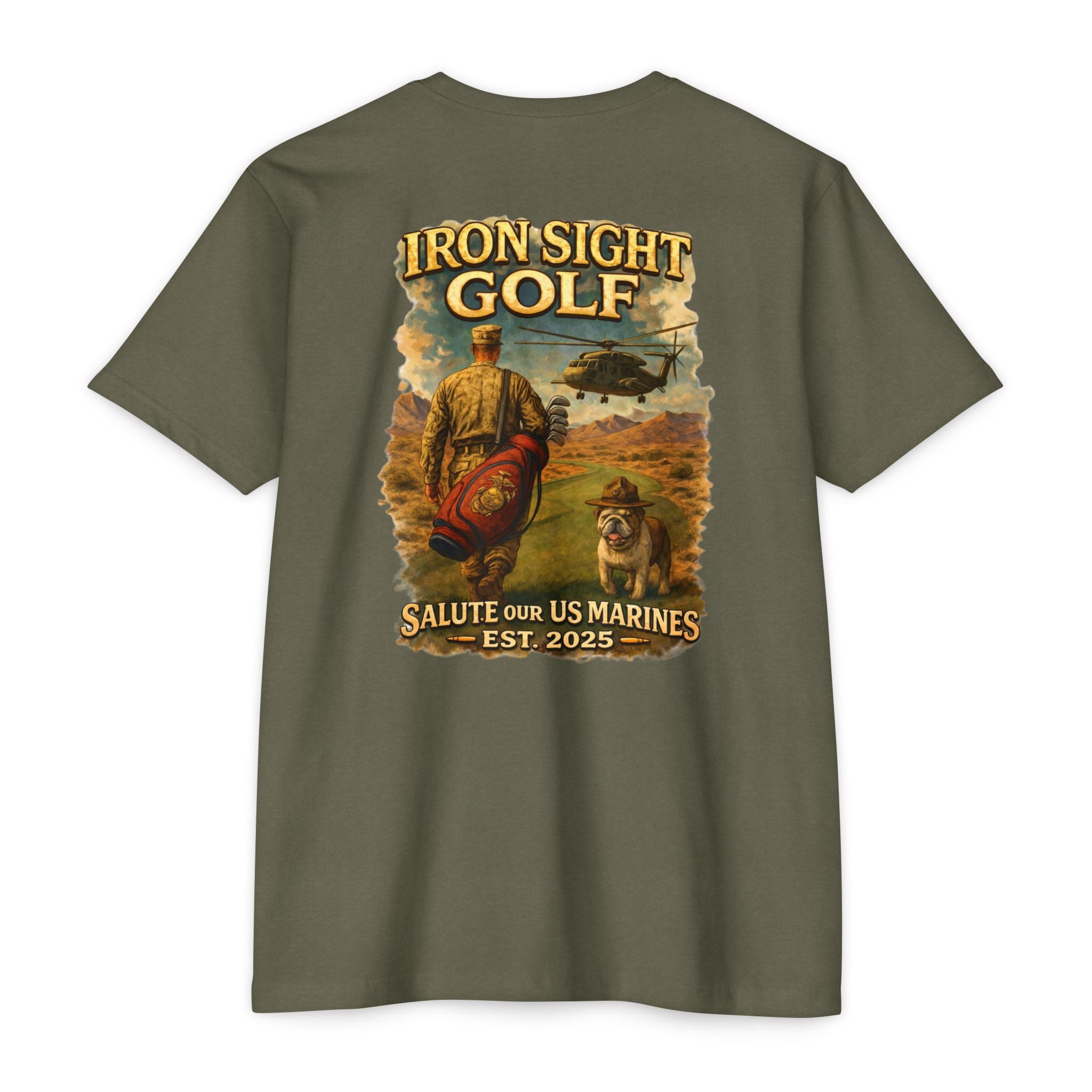 US Marine Salute to Service Golf Shirt - image 8