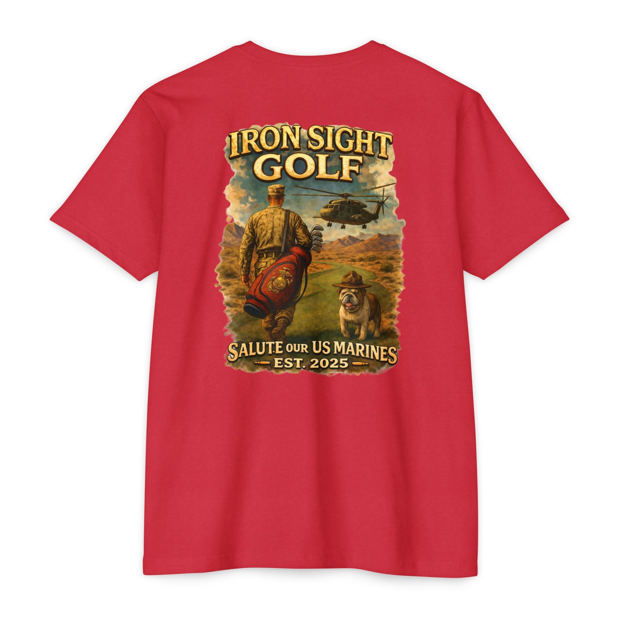 US Marine Salute to Service Golf Shirt - image 10