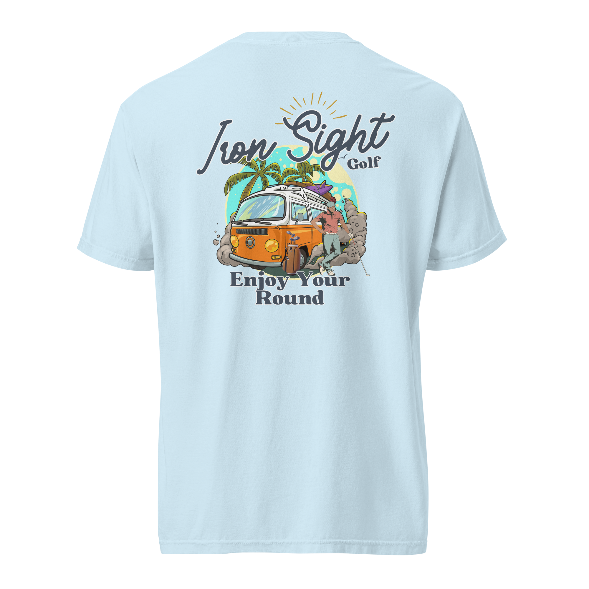 Iron Sight Golf “Enjoy Your Round” Cotton Tee - Iron Sight Golf