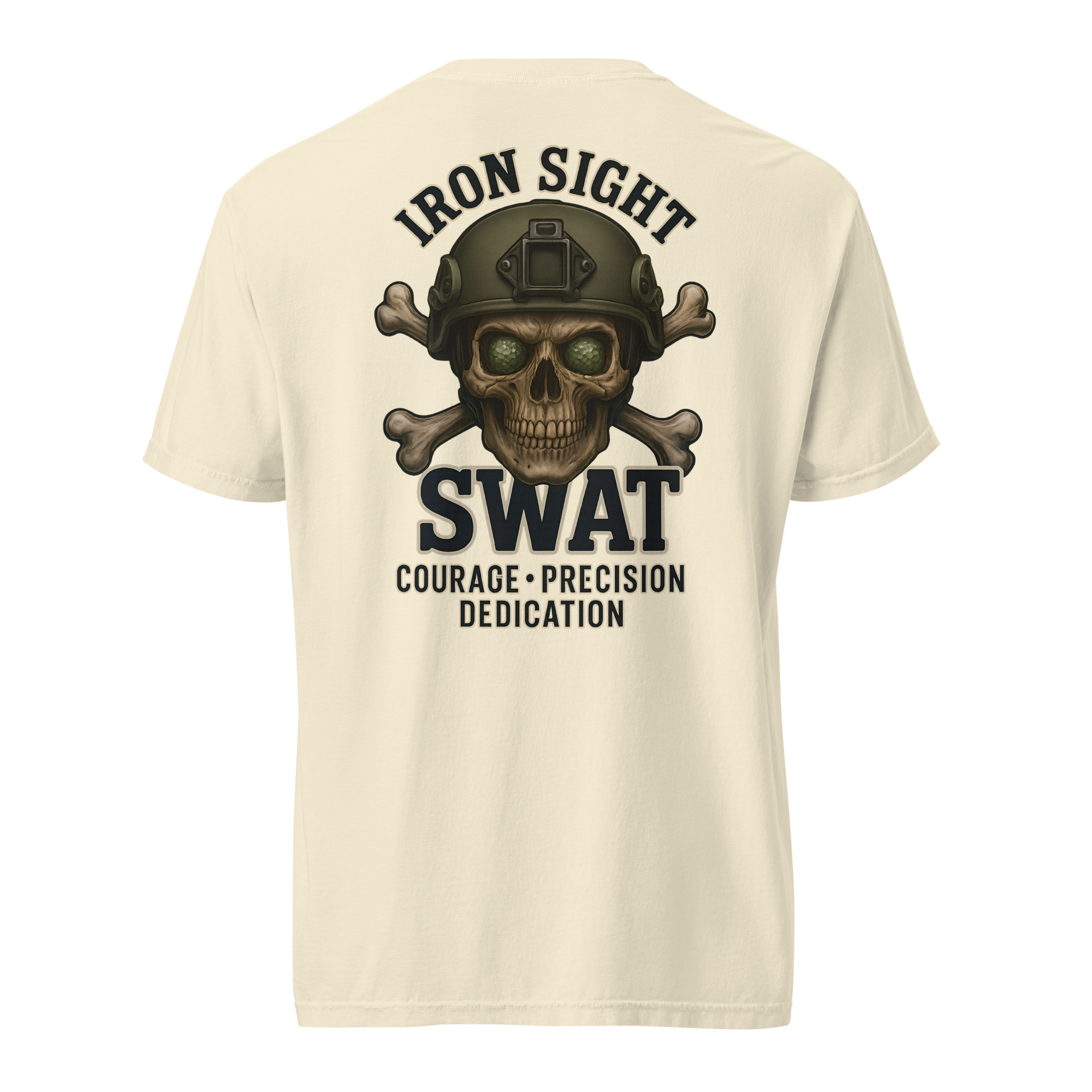 Iron Sight SWAT – Courage. Precision. Dedication. Cotton Tee - Iron Sight Golf
