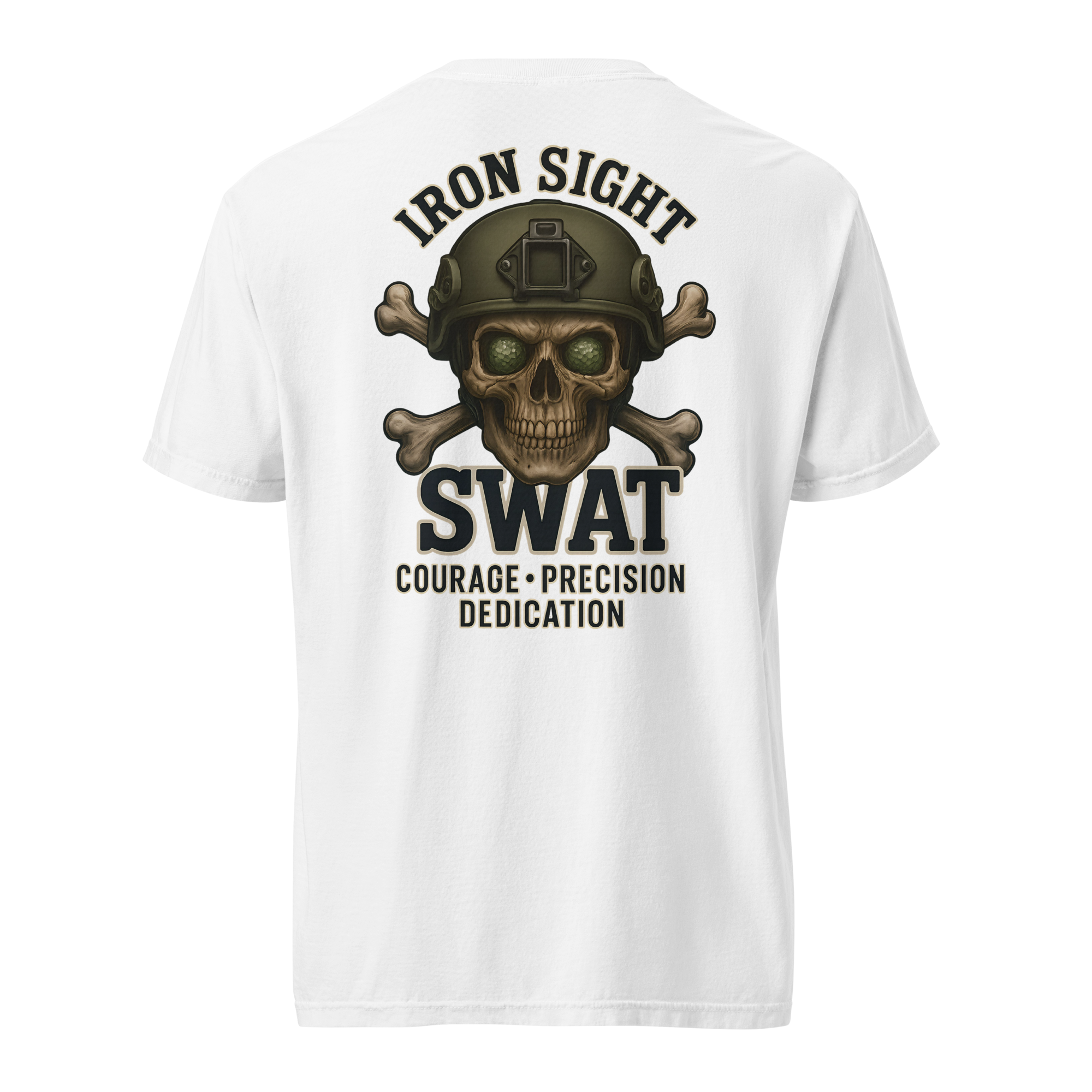 Iron Sight SWAT – Courage. Precision. Dedication. Cotton Tee - Iron Sight Golf