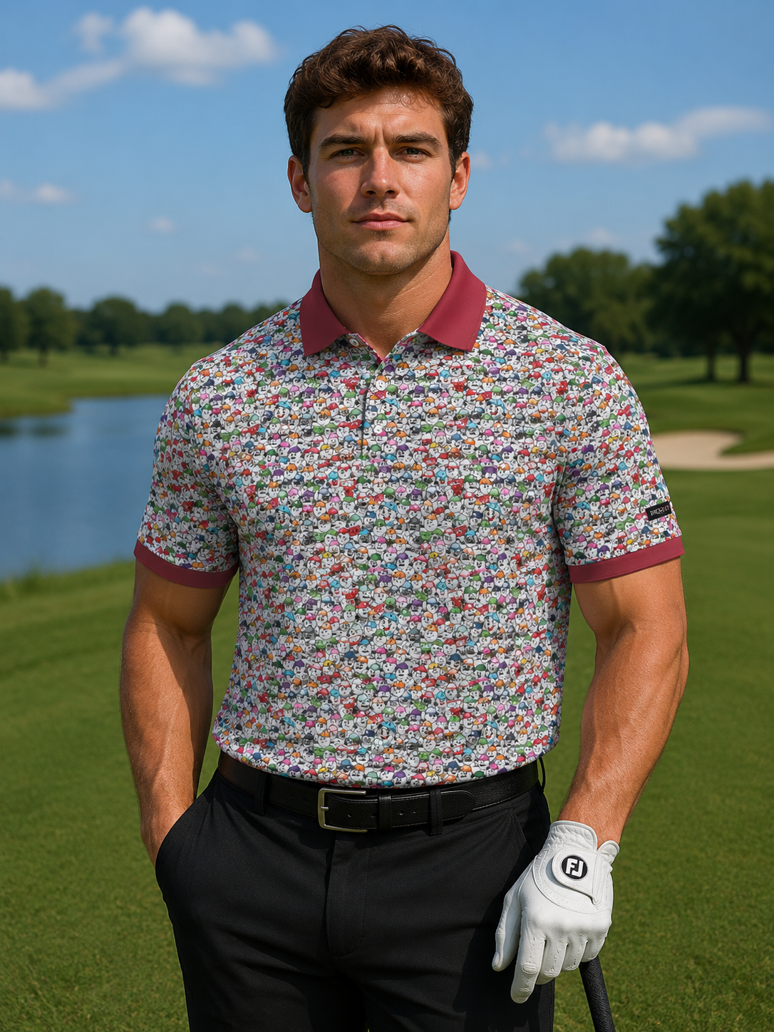 Wheres Bogey Bob Performance Golf Polo - image 1