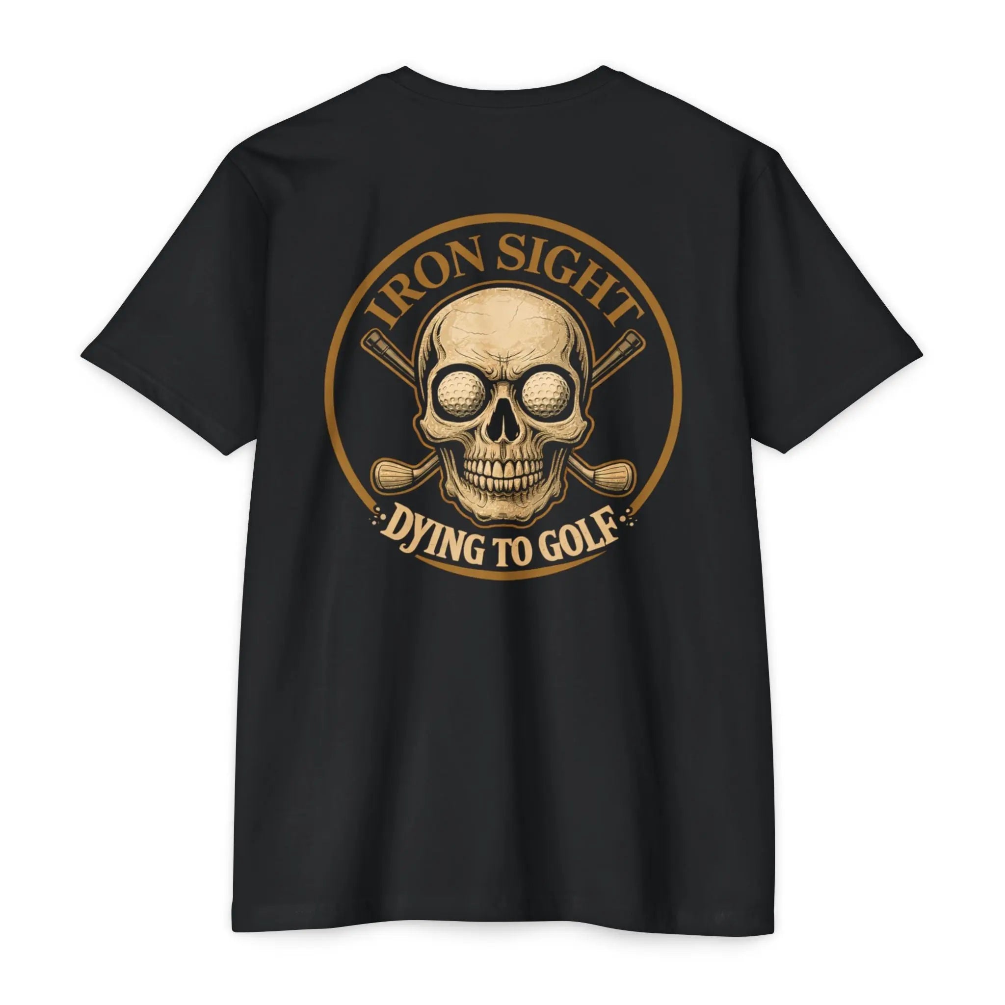 Dying to Golf Iron Sight Graphic T-Shirt Printify