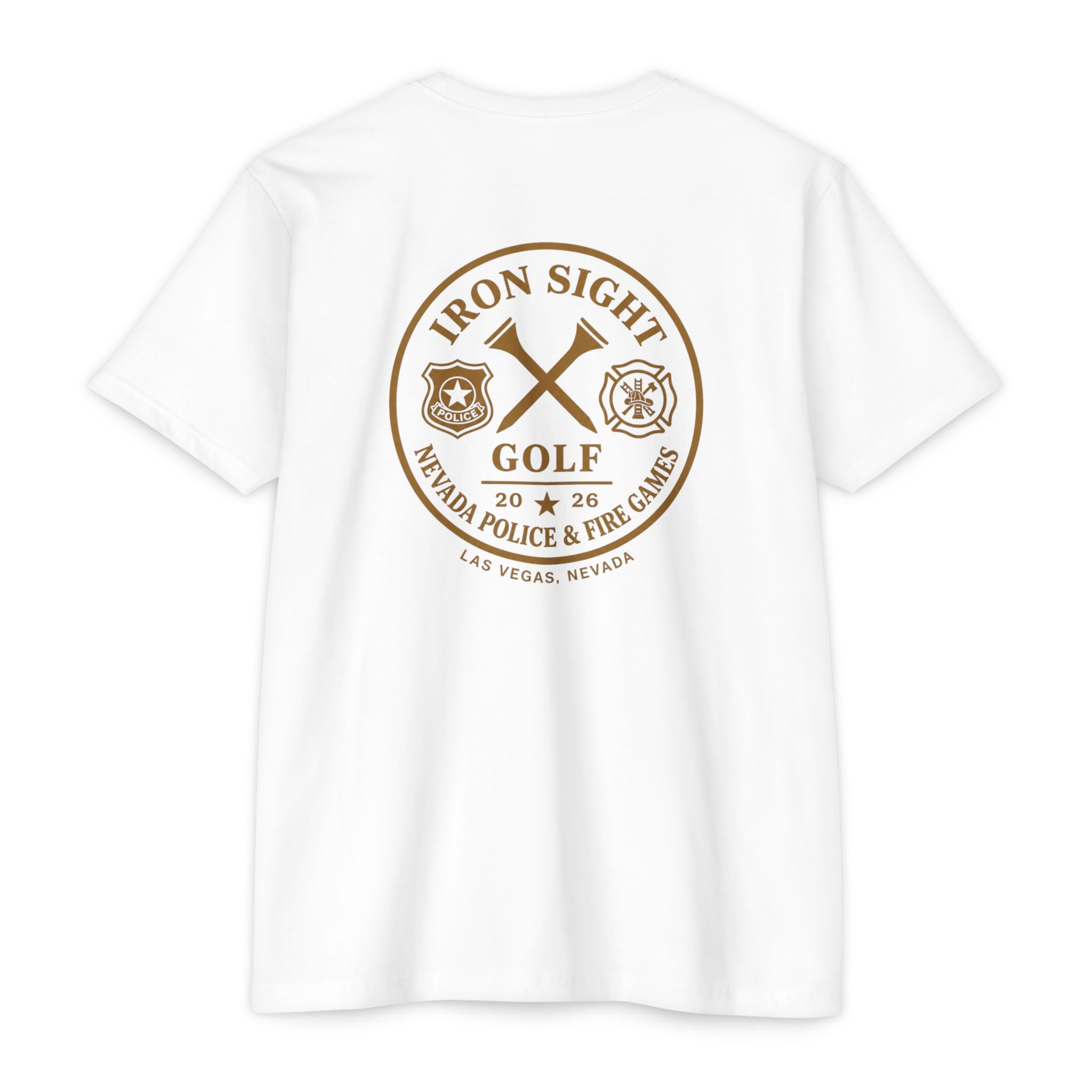 Nevada Police & Fire Golf Games 2026 Tee — Iron Sight Golf – Iron