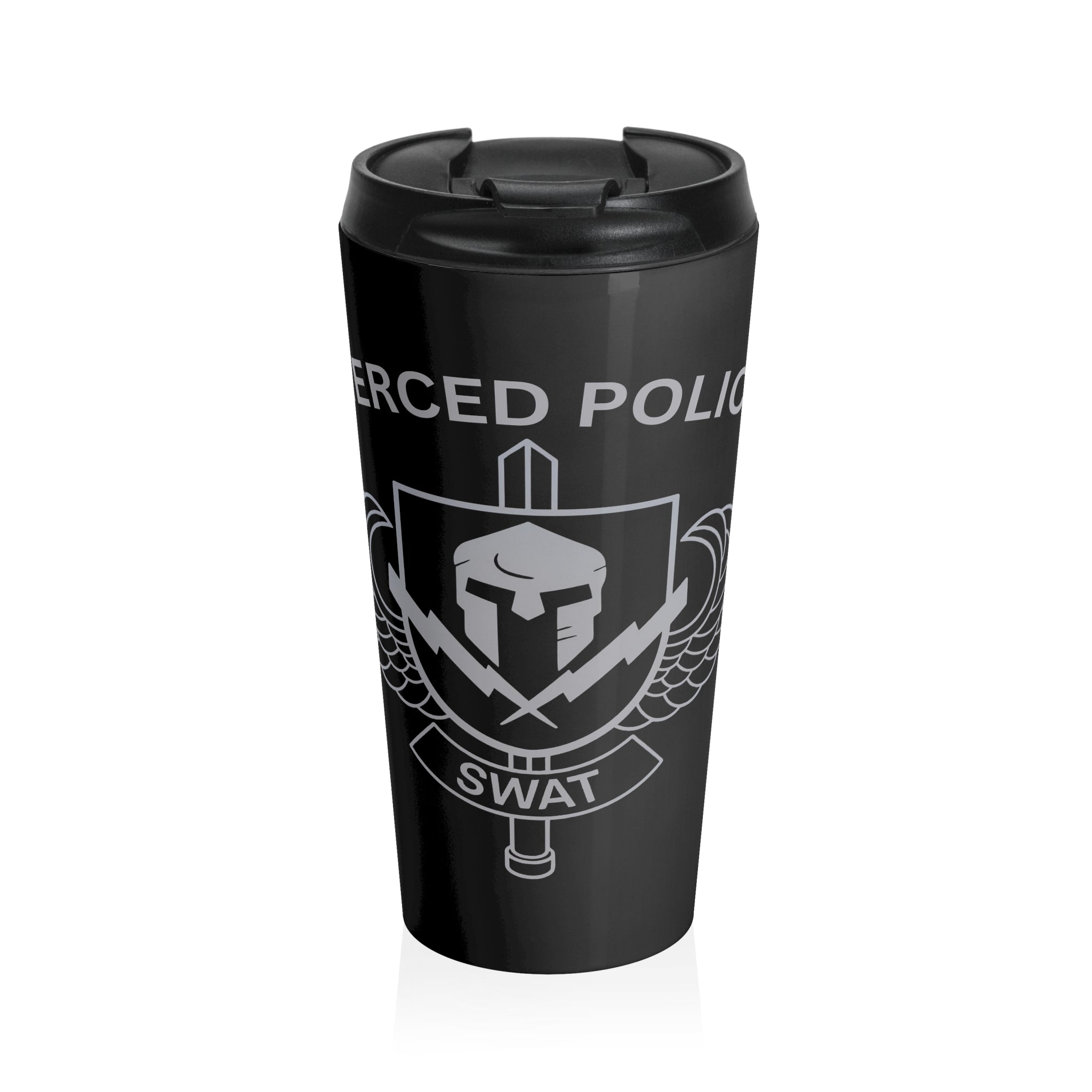 SWAT Black Stainless Steel Coffee Mug - Iron Sight Golf