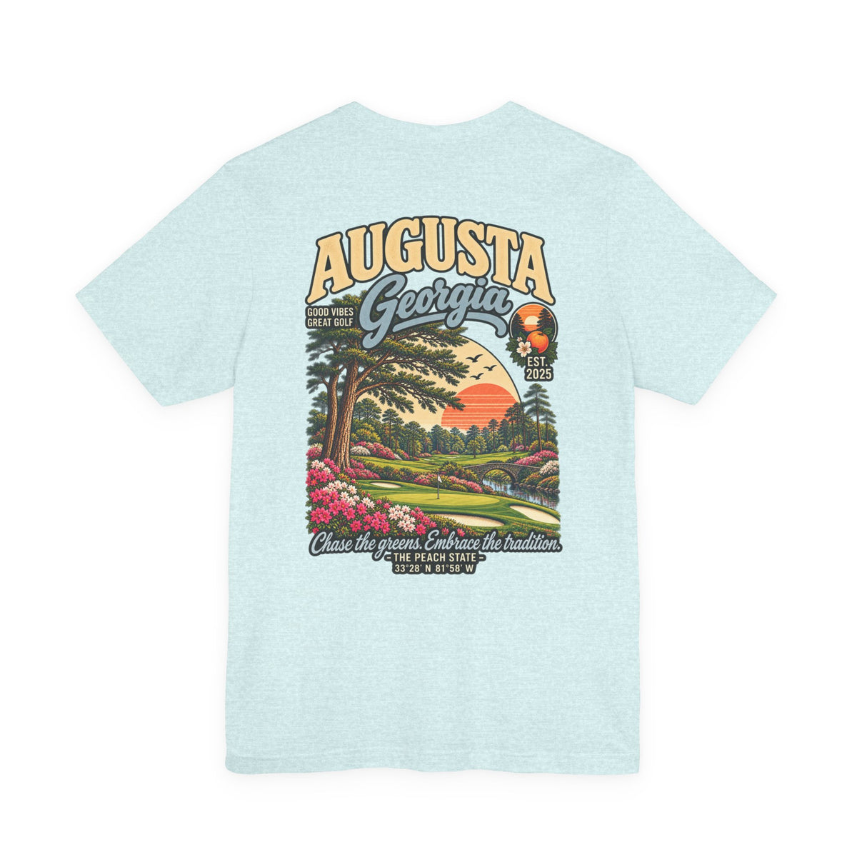 Augusta Georgia Golf T-Shirt by Iron Sight Golf – product image 2