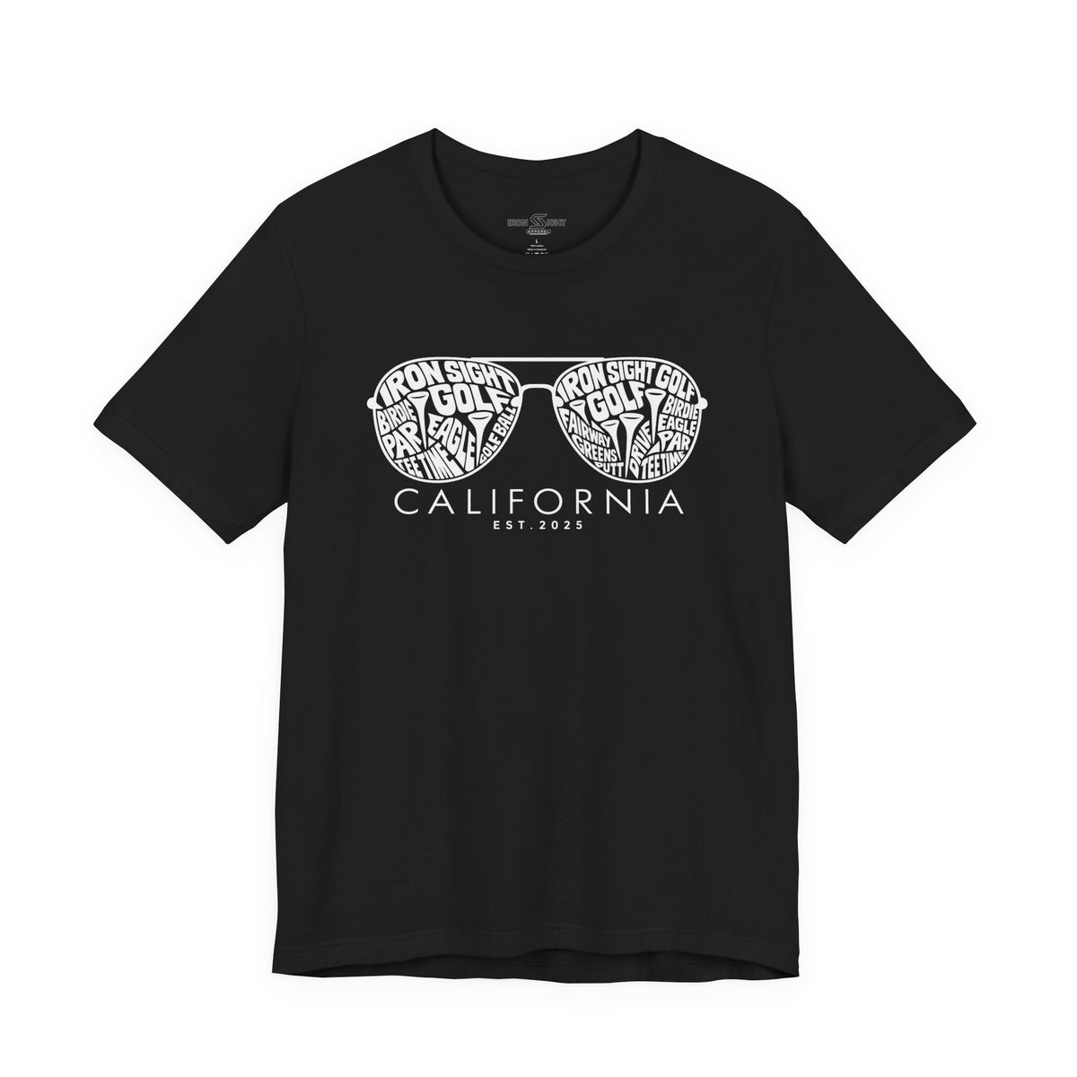Iron Sight Golf California Sunglasses Graphic T-Shirt by Iron Sight Golf – product image 1
