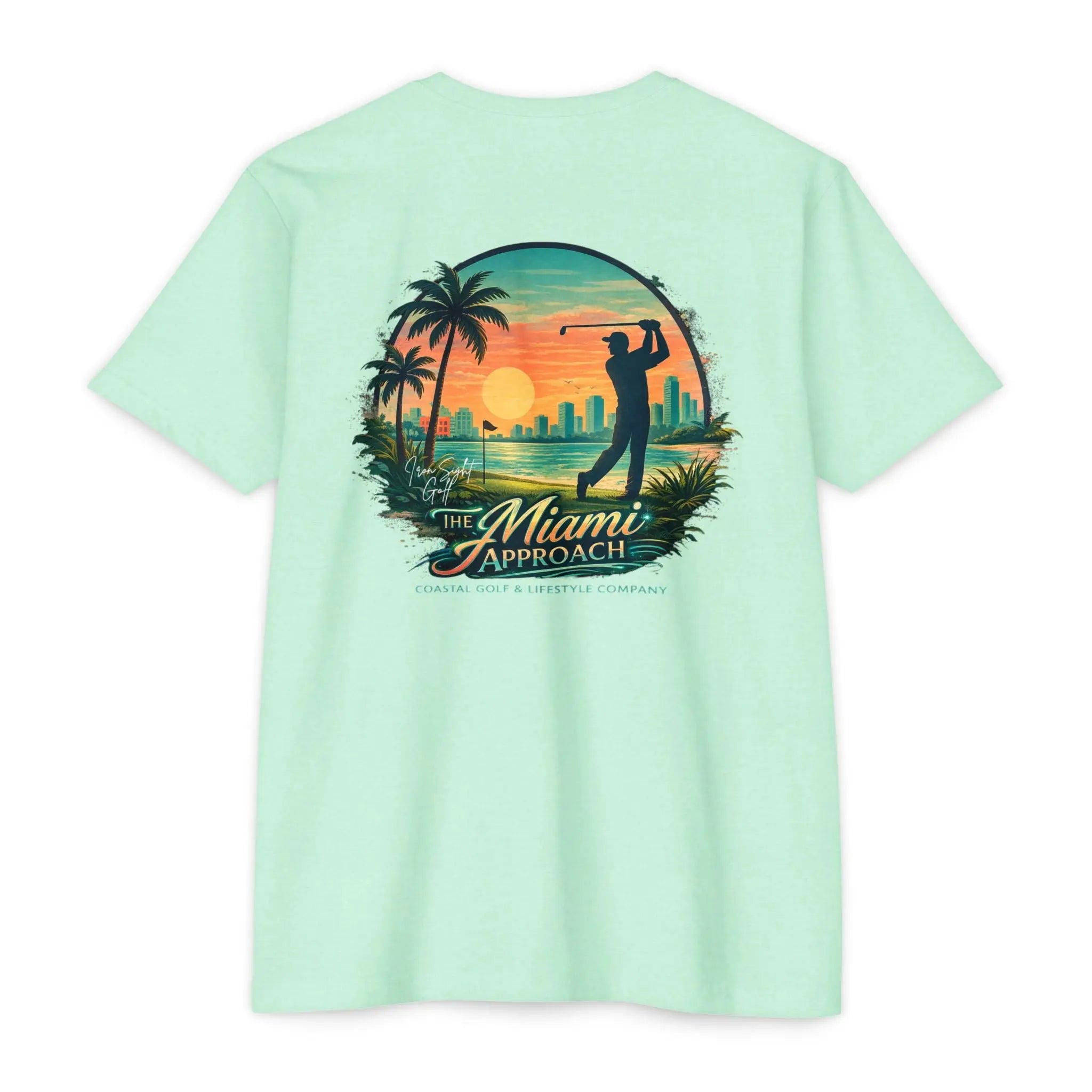 Miami Approach Iron Sight Golf T-Shirt Printify