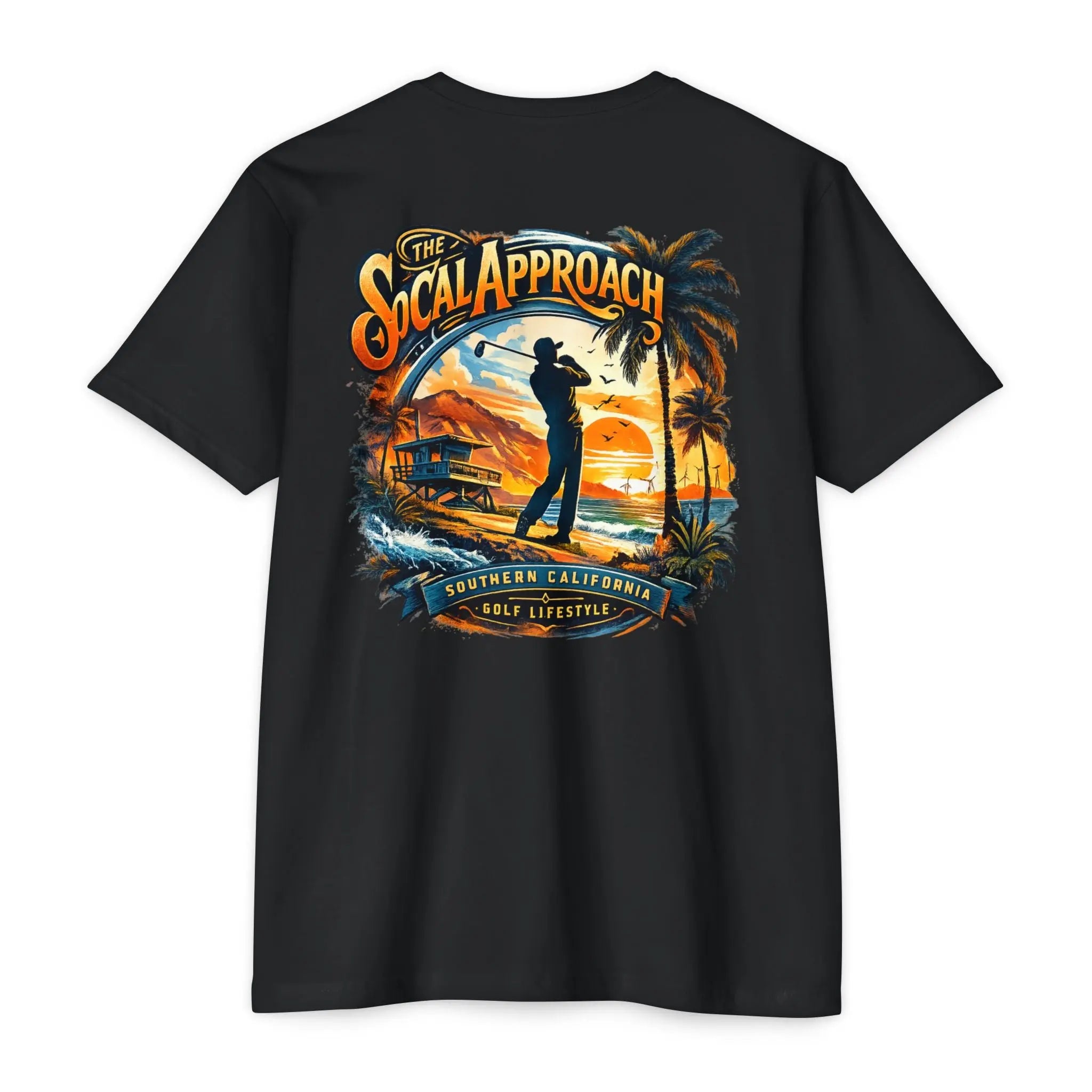 SoCal Golf Lifestyle T-Shirt — "The So Cal Approach" Printify