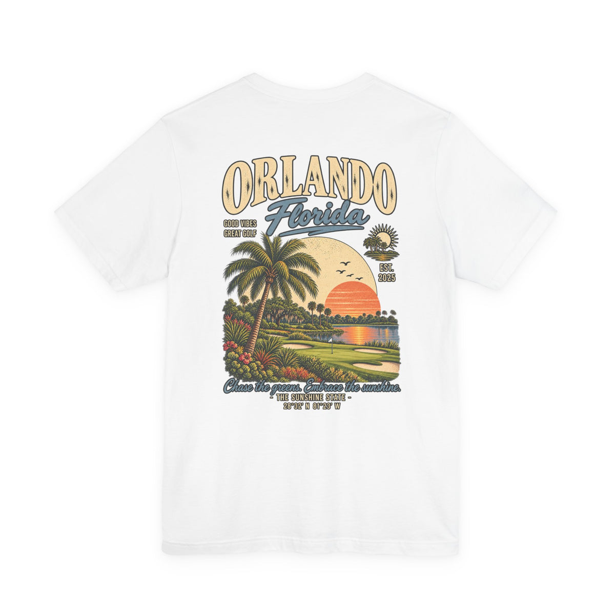 Orlando Florida Golf T-Shirt by Iron Sight Golf – product image 1
