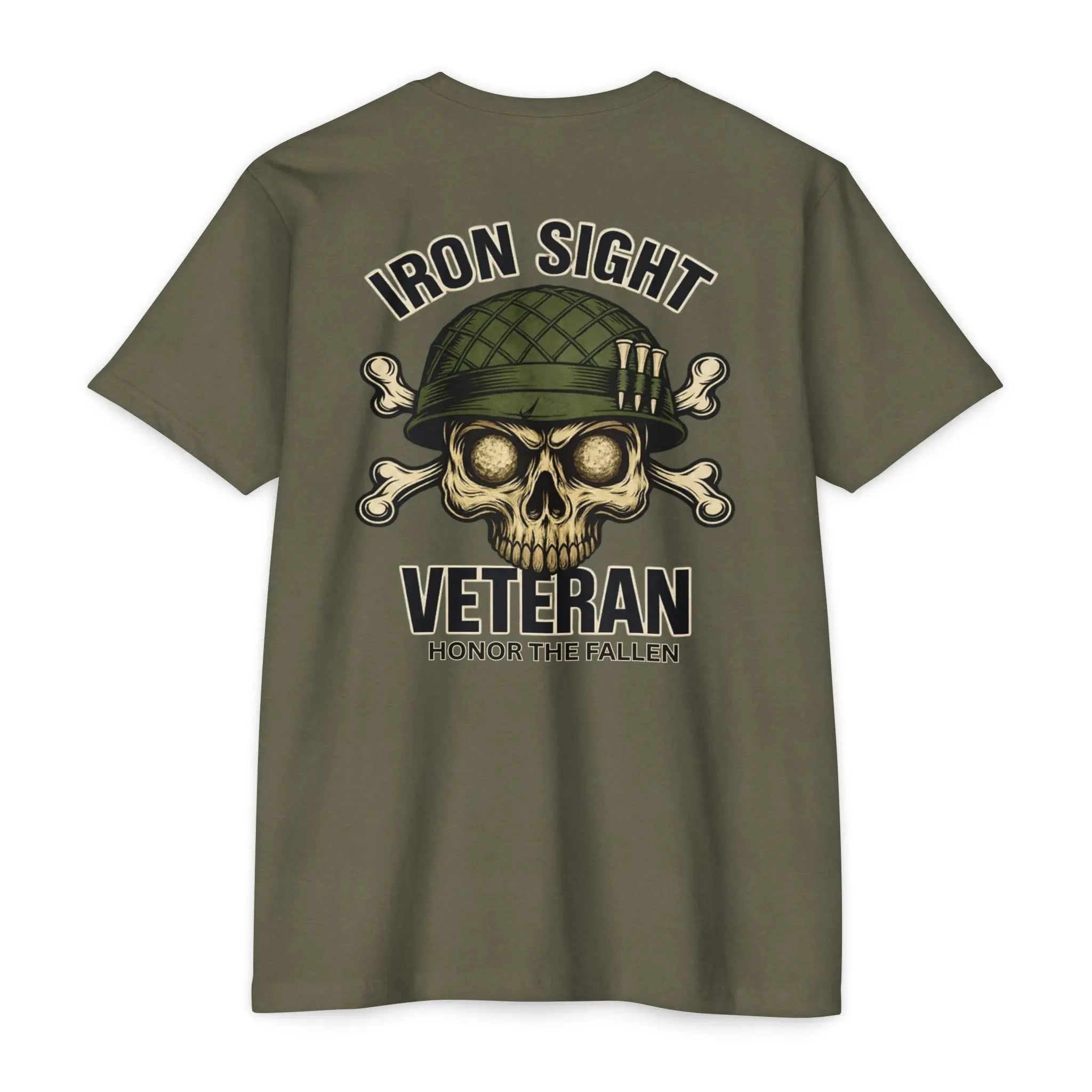 Iron Sight Veteran T-Shirt — Honor the Fallen Memorial Tee Printify