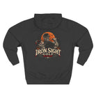 Dead Aim Halloween golf hoodie with skeleton graphic